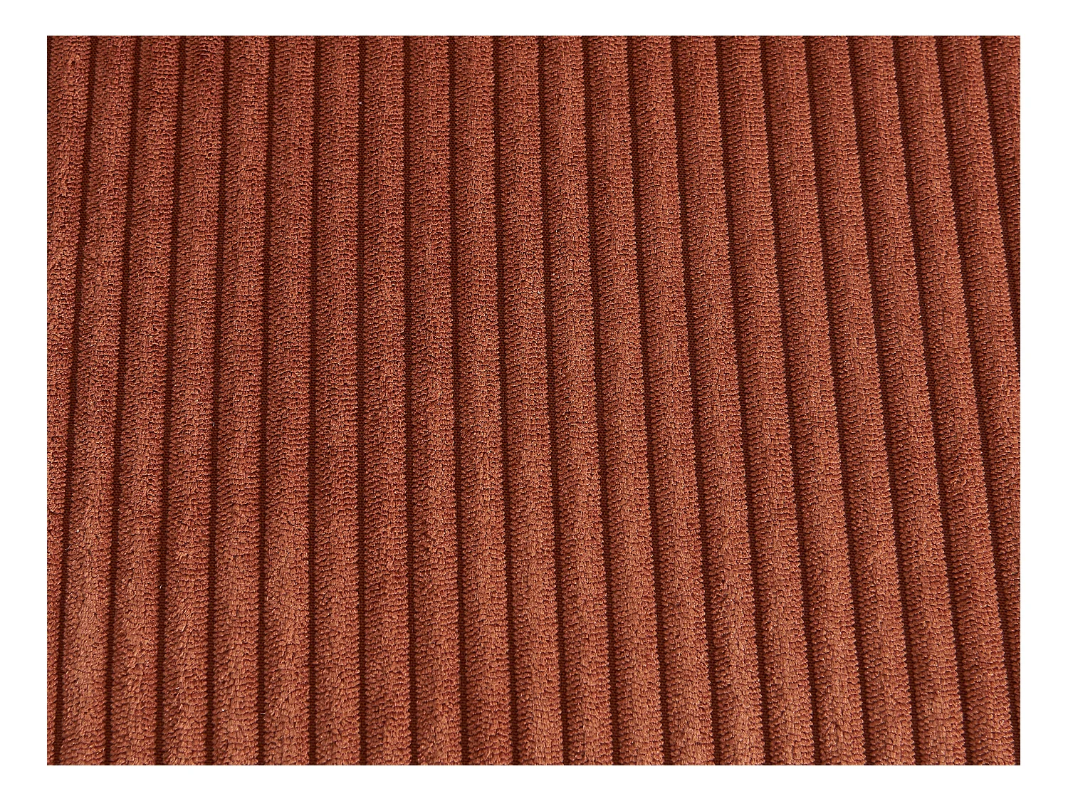 Sæt med 2 stole i fløjl og sort metal - Terracotta - ALPALI