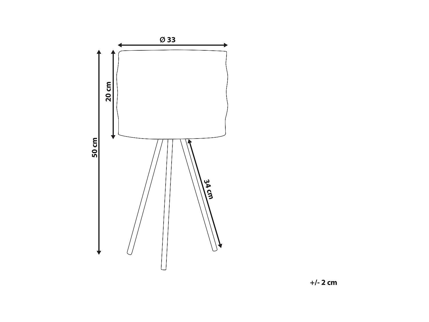 Tafellamp CULEBRA Metaal Beige