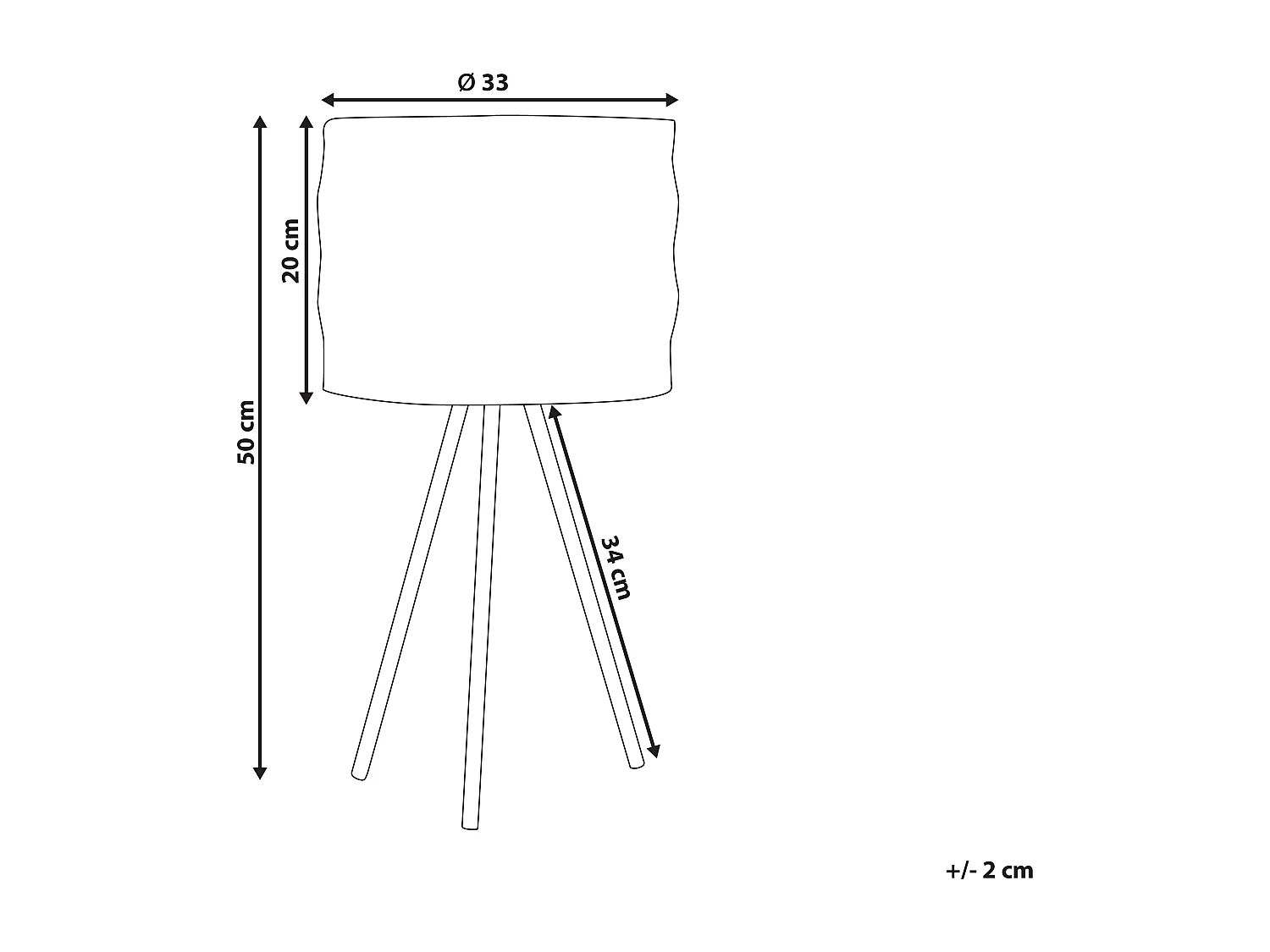 Tafellamp CULEBRA Metaal Beige