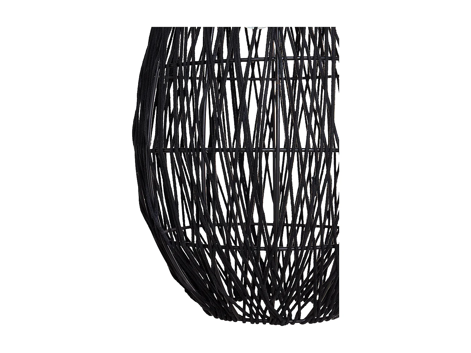 Lampadario ANNOTTO Cotone Nero