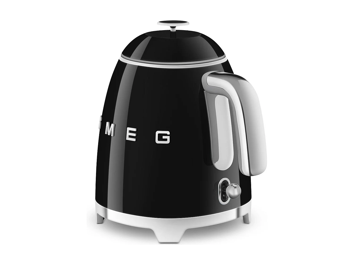 Smeg KLF05BLEU Hervidor Retro Negro de Acero Inoxidable 1400W 50s
