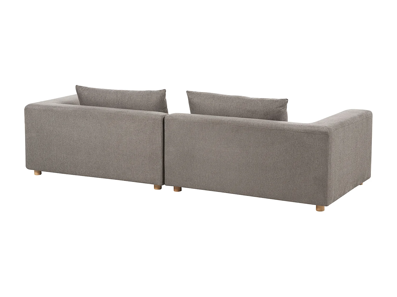 Sofa LERMON Brązowy dla 3 osób