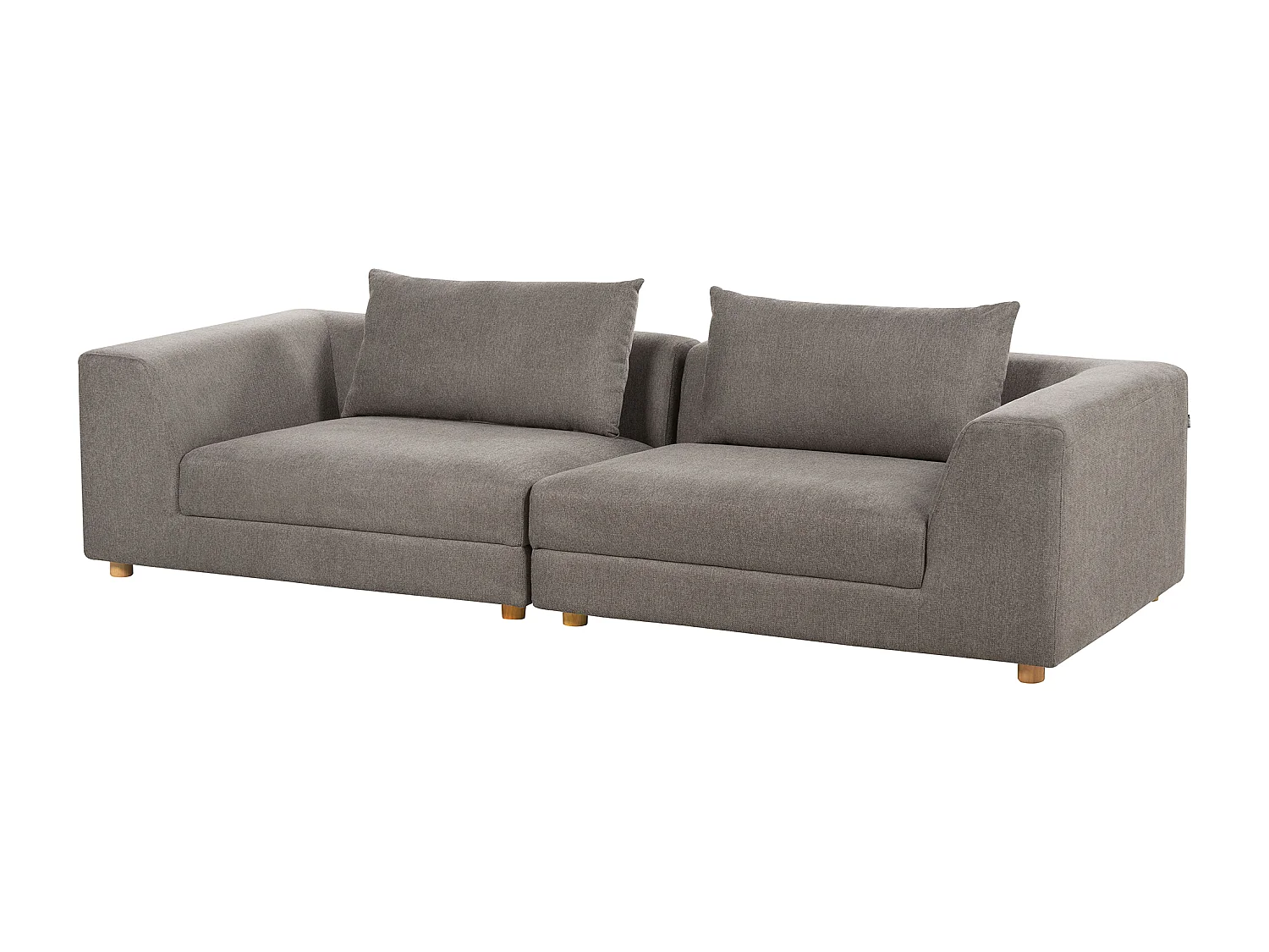 Sofa LERMON Brązowy dla 3 osób