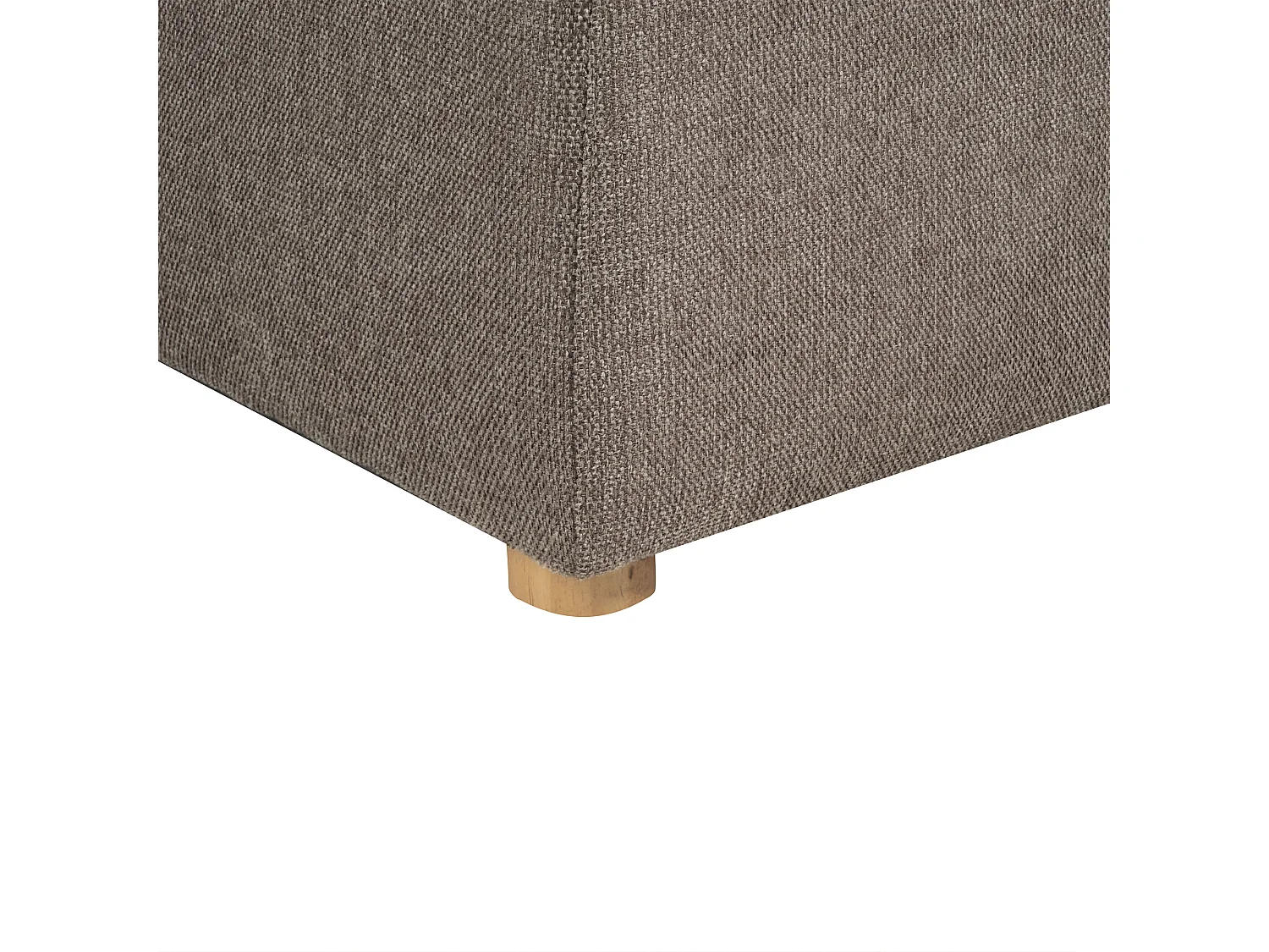 Canapé 3 places LERMON Tissu Marron