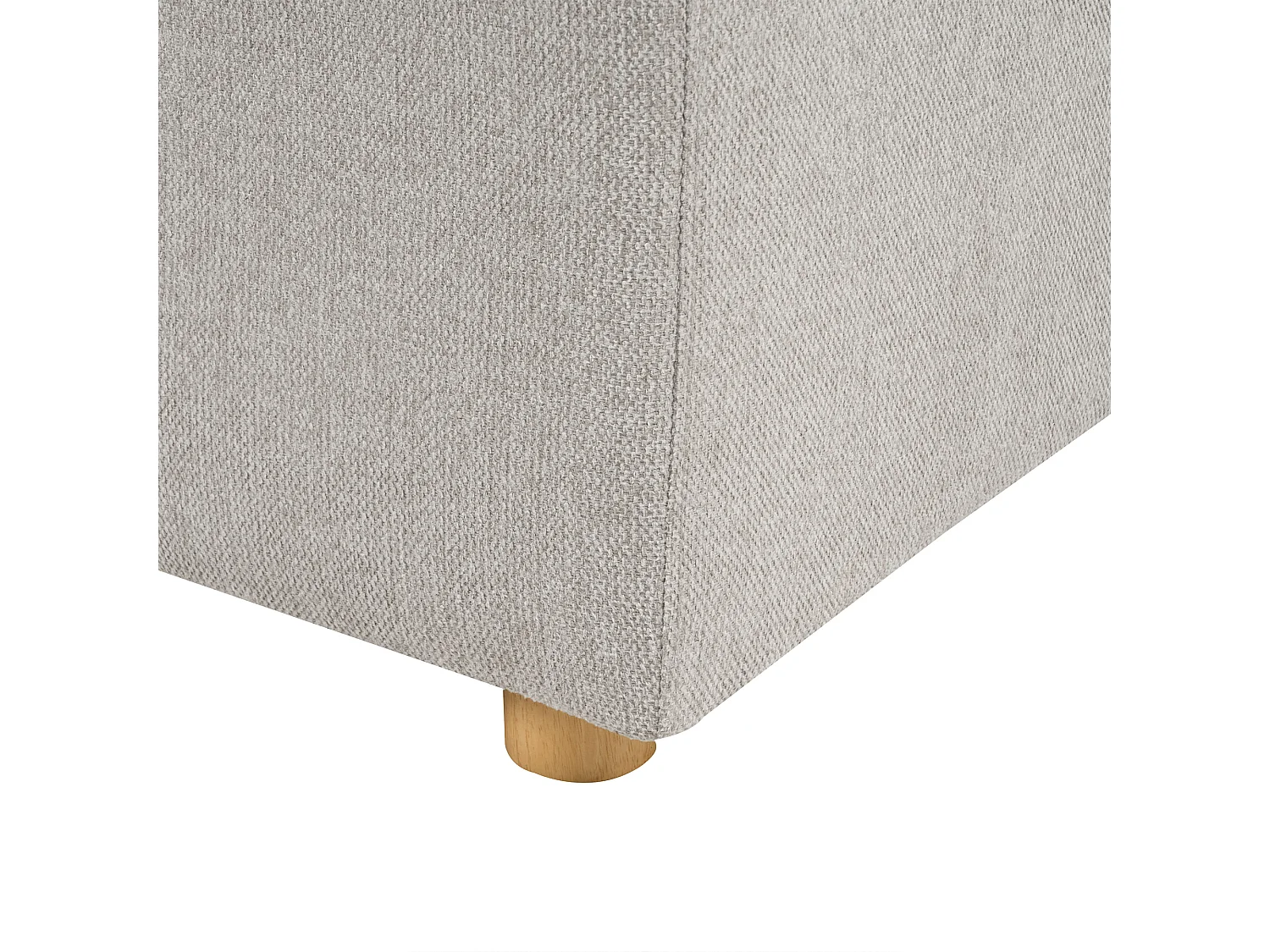 3-Sitzer Sofa Stoffbezug grau mit breiten Armlehnen Dekokisssen modern Lermon