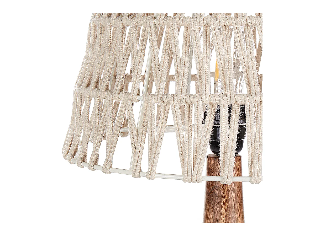 Lampe à poser PELLEJAS Bois de manguier Marron