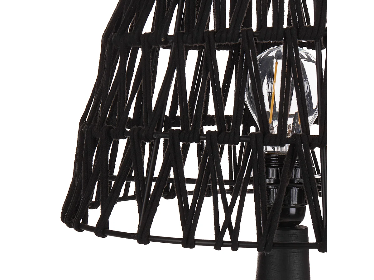 Candeeiro de mesa PELLEJAS Mangueira de mangueira Preto