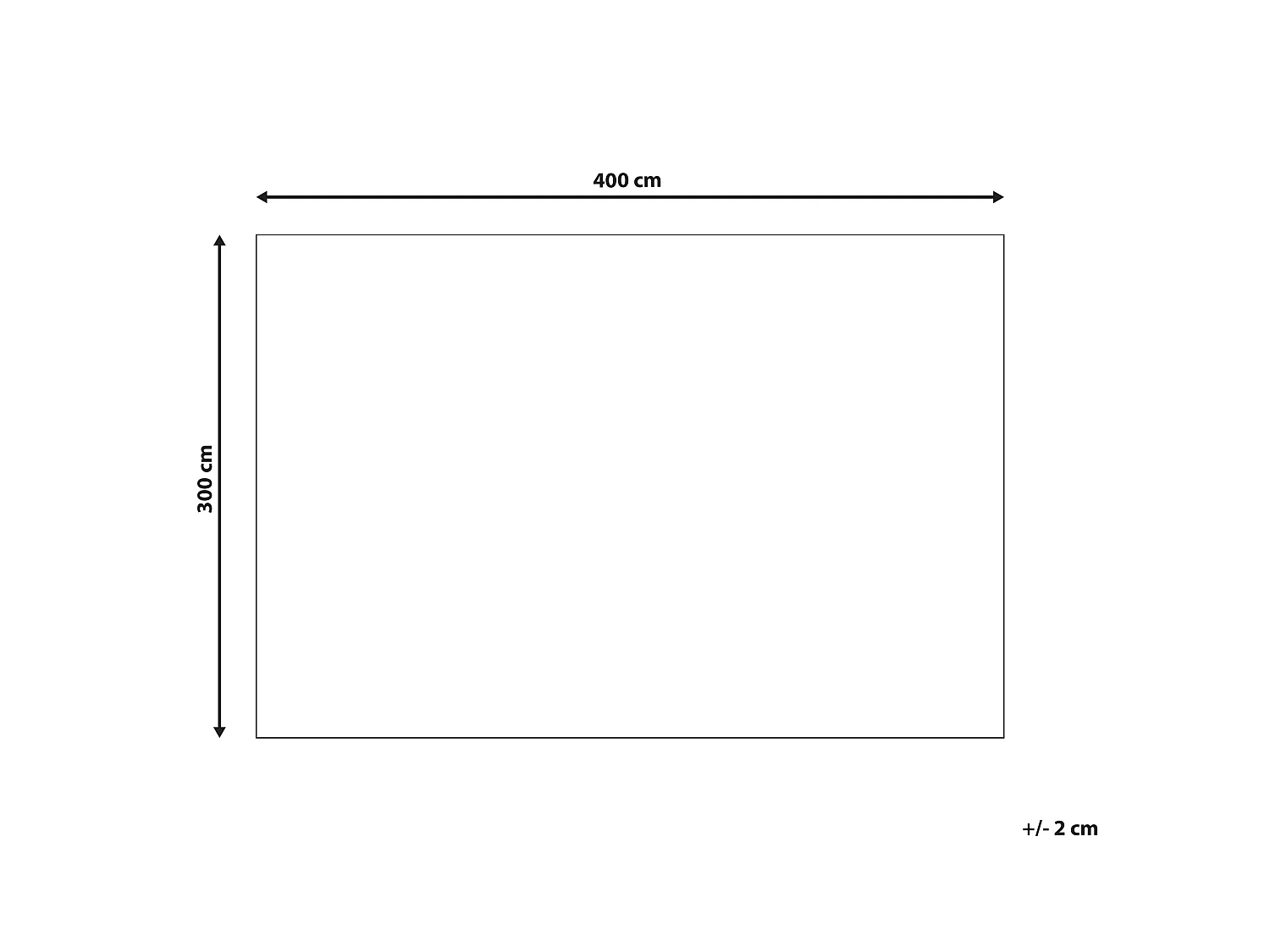 Dywan 300 x 400 cm beżowy NAKUS
