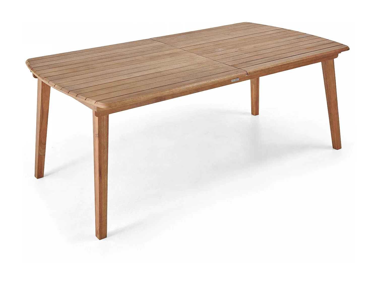 Table de terrasse extensible en bois d'eucalyptus