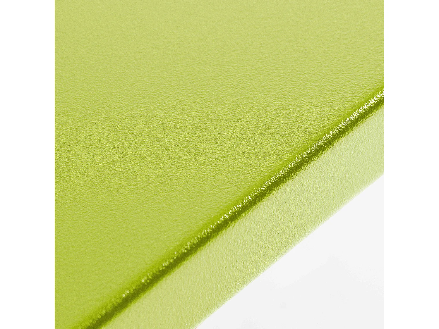 Table de jardin carrée en métal vert - Palavas