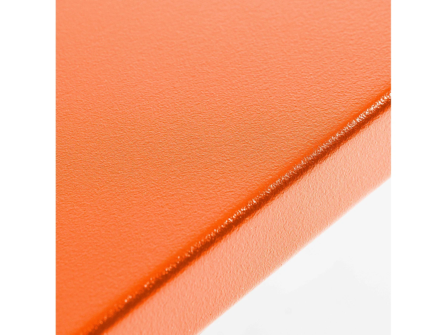 Table de jardin rectangulaire en métal orange - Palavas