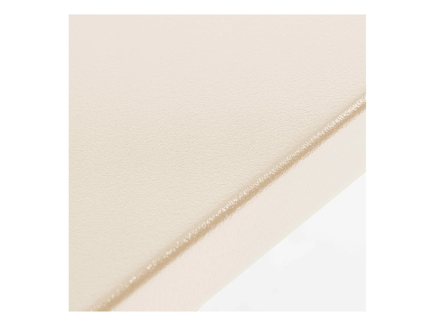 Table de jardin rectangulaire en métal ivoire 180 cm - Palavas