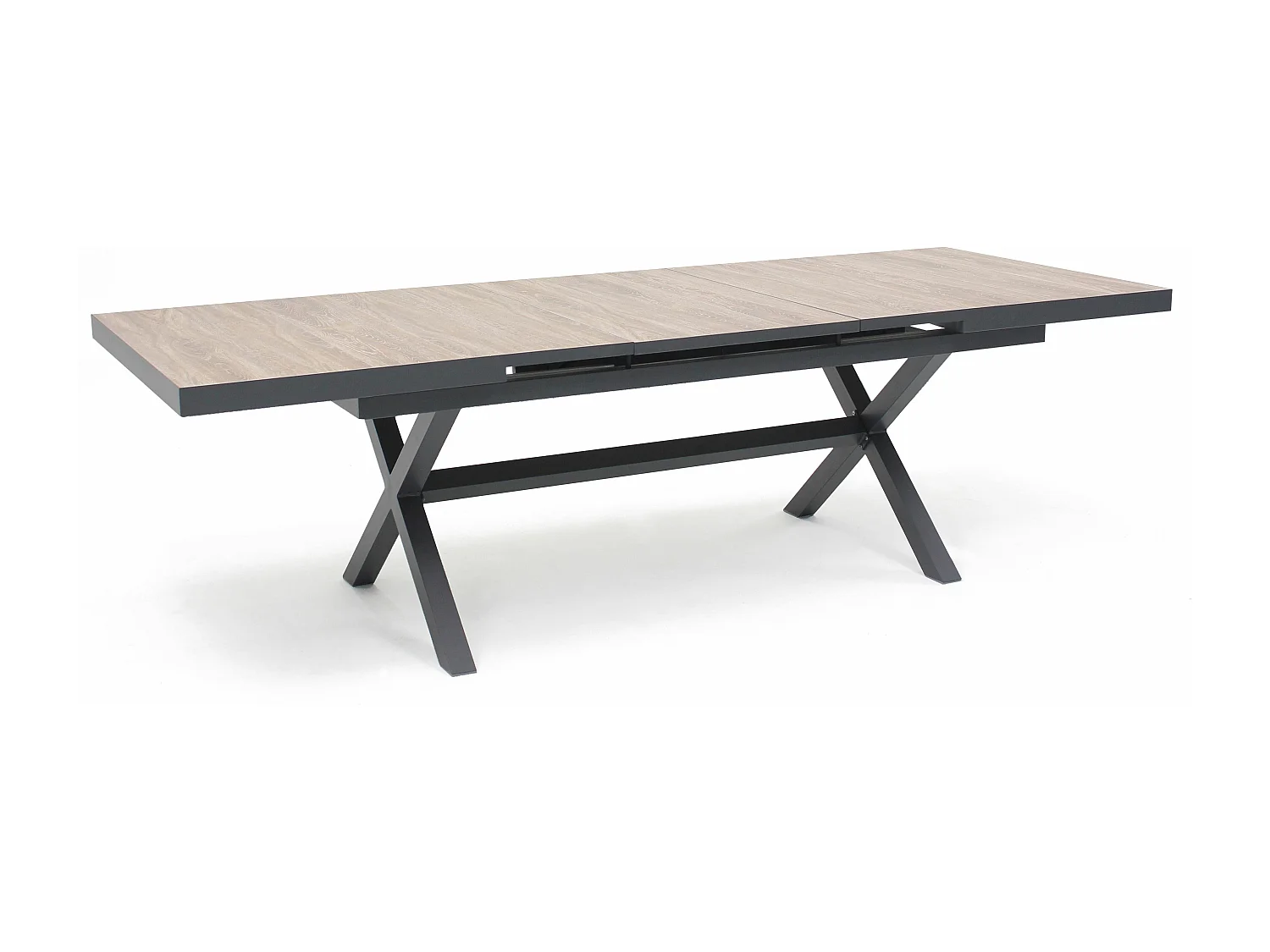 Table extensible 10 places en aluminium et céramique   - Tivoli