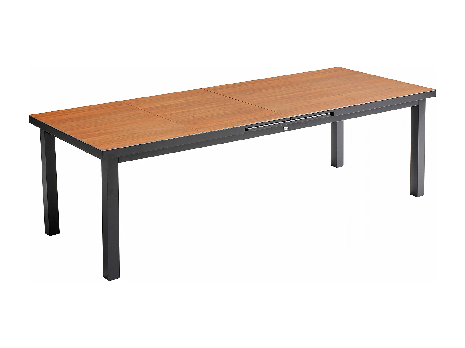 Table de jardin rectangulaire extensible bois