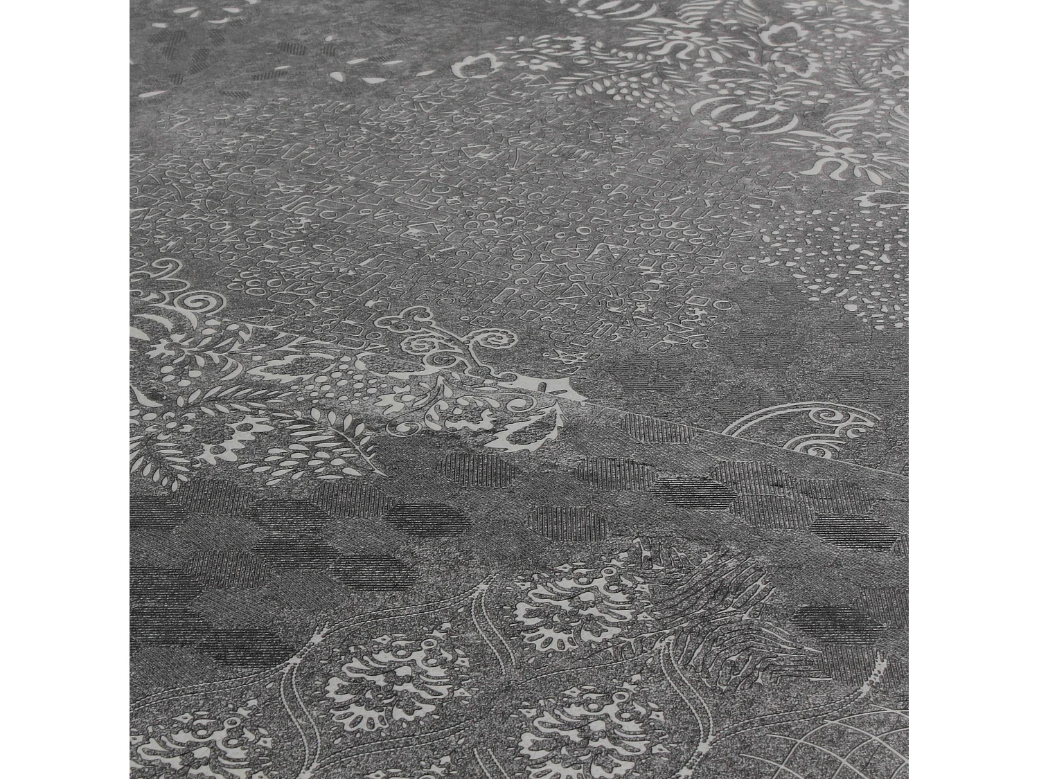 Table de jardin en céramique effet stamp - Tivoli