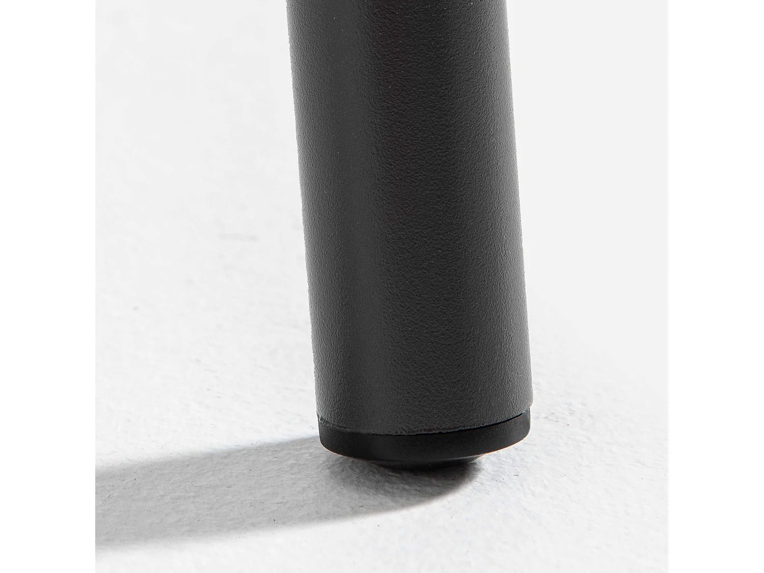 Vierkante tuin tafel van antracietkleurig metaal