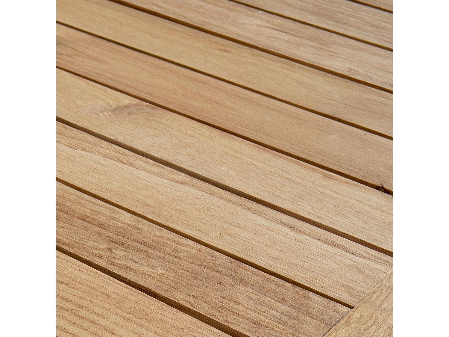 Table haute mange debout carrée en aluminium et bois