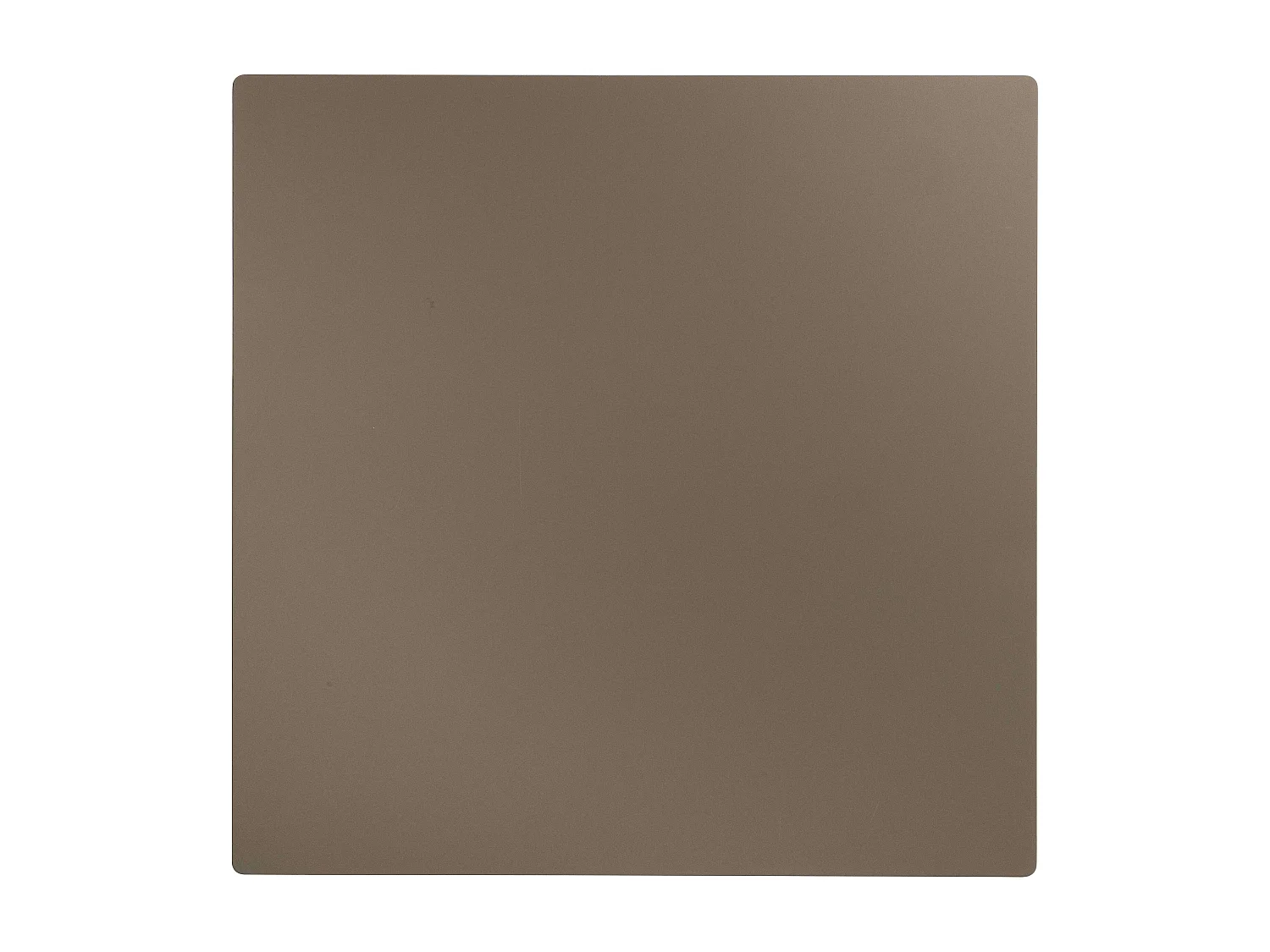 Table haute de terrasse 60x60 cm inclinable stratifié taupe