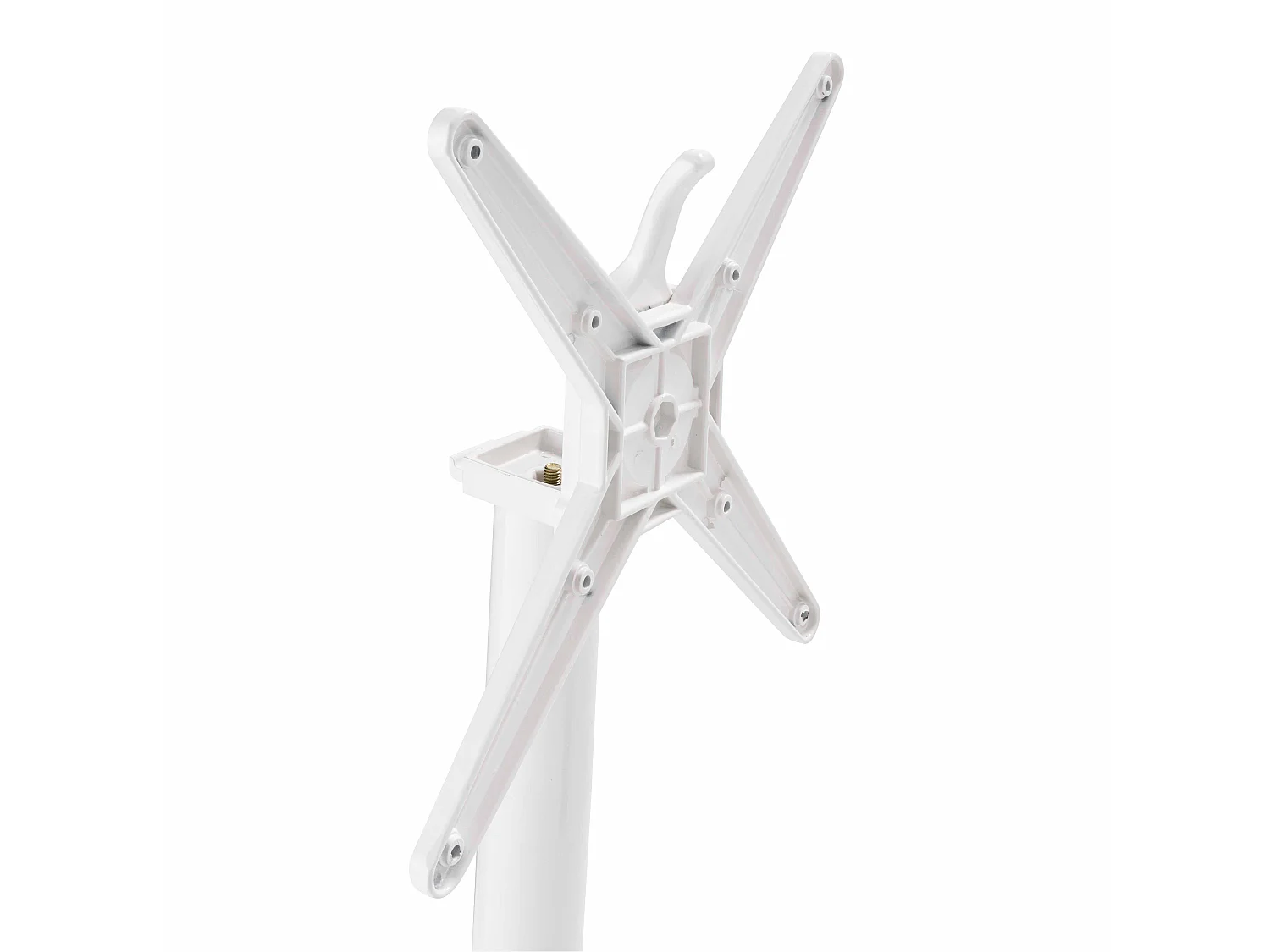 Hoge tuintafel 60 x 60 cm kantelbaar zwart gelamineerd