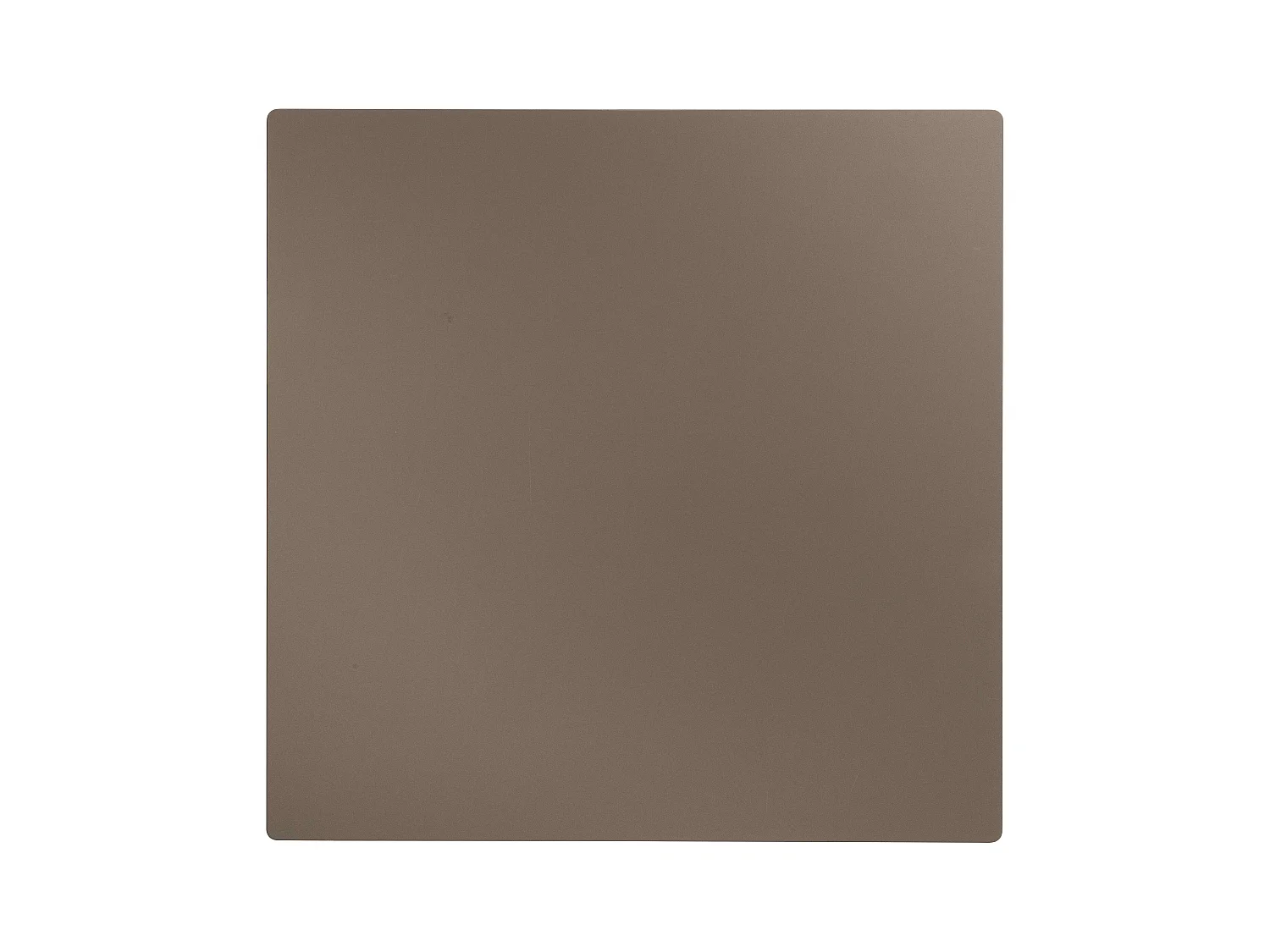 Mesa de jardín de 60x60 cm inclinable, laminada en hormigón gris topo