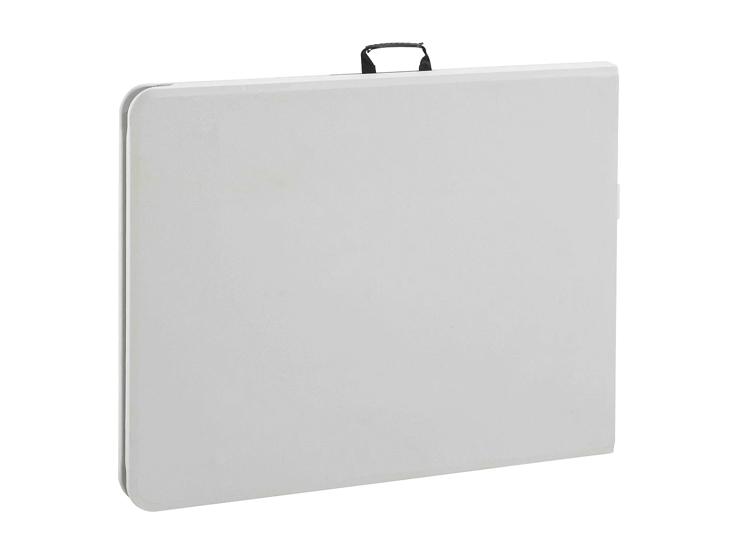 Table pliante blanche 180x70 cm en plastique 8 places format valise