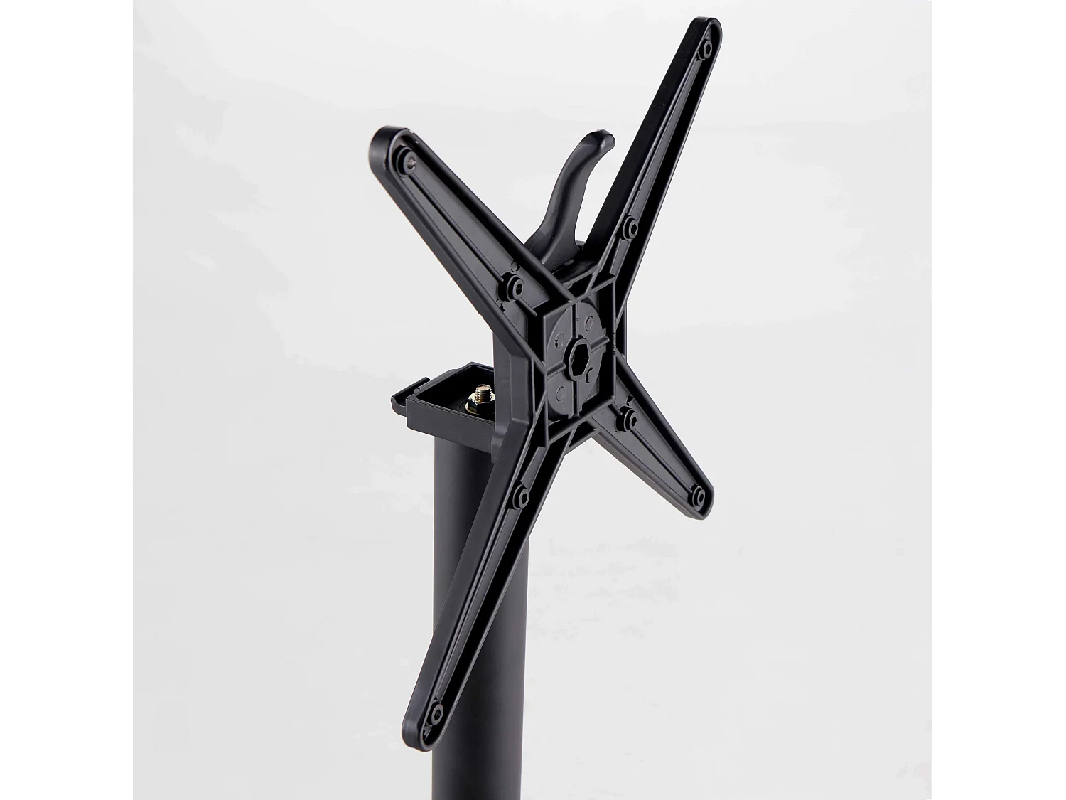 Hoge statafel in zwart aluminium