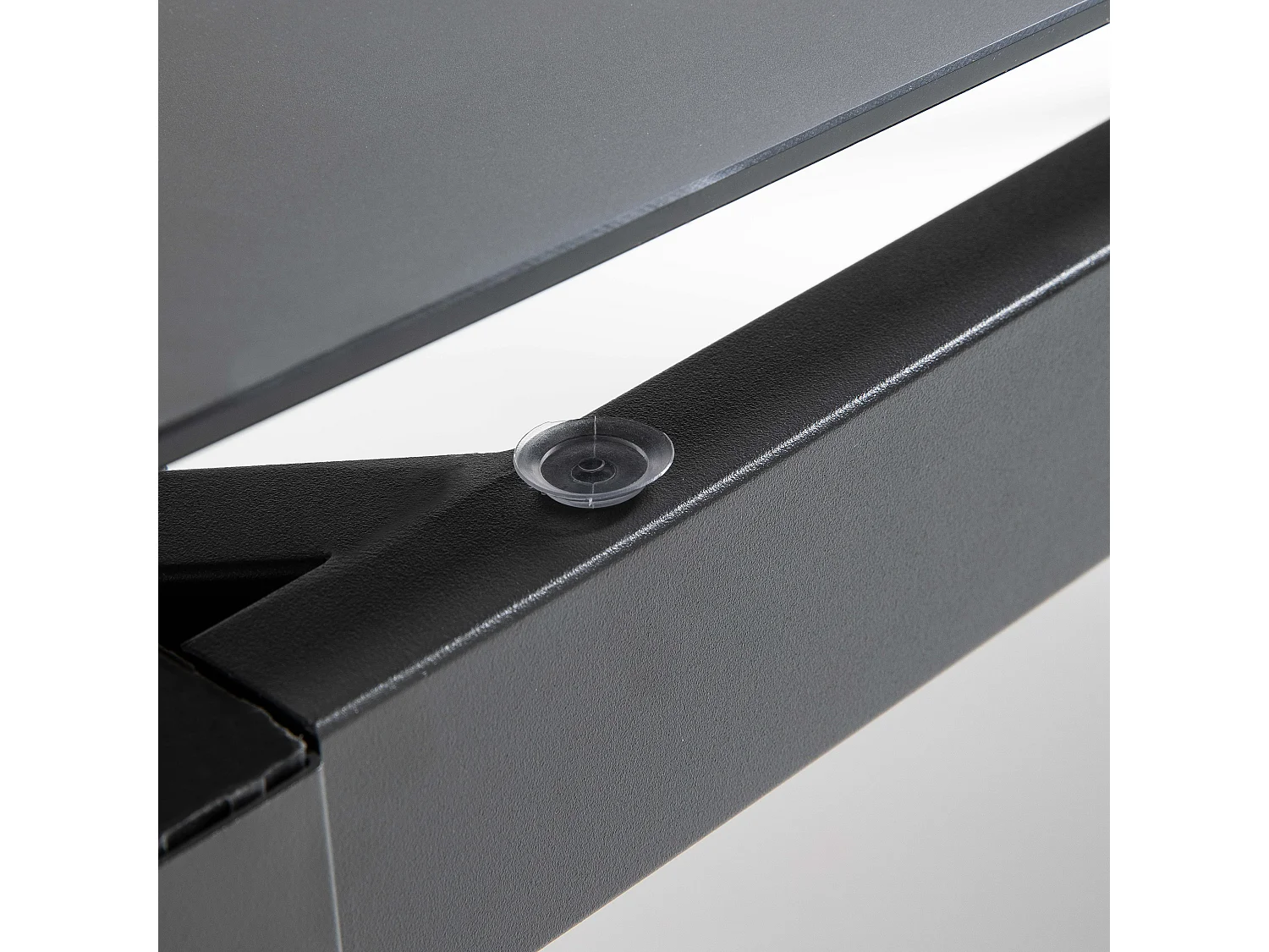 Table de jardin en aluminium noir