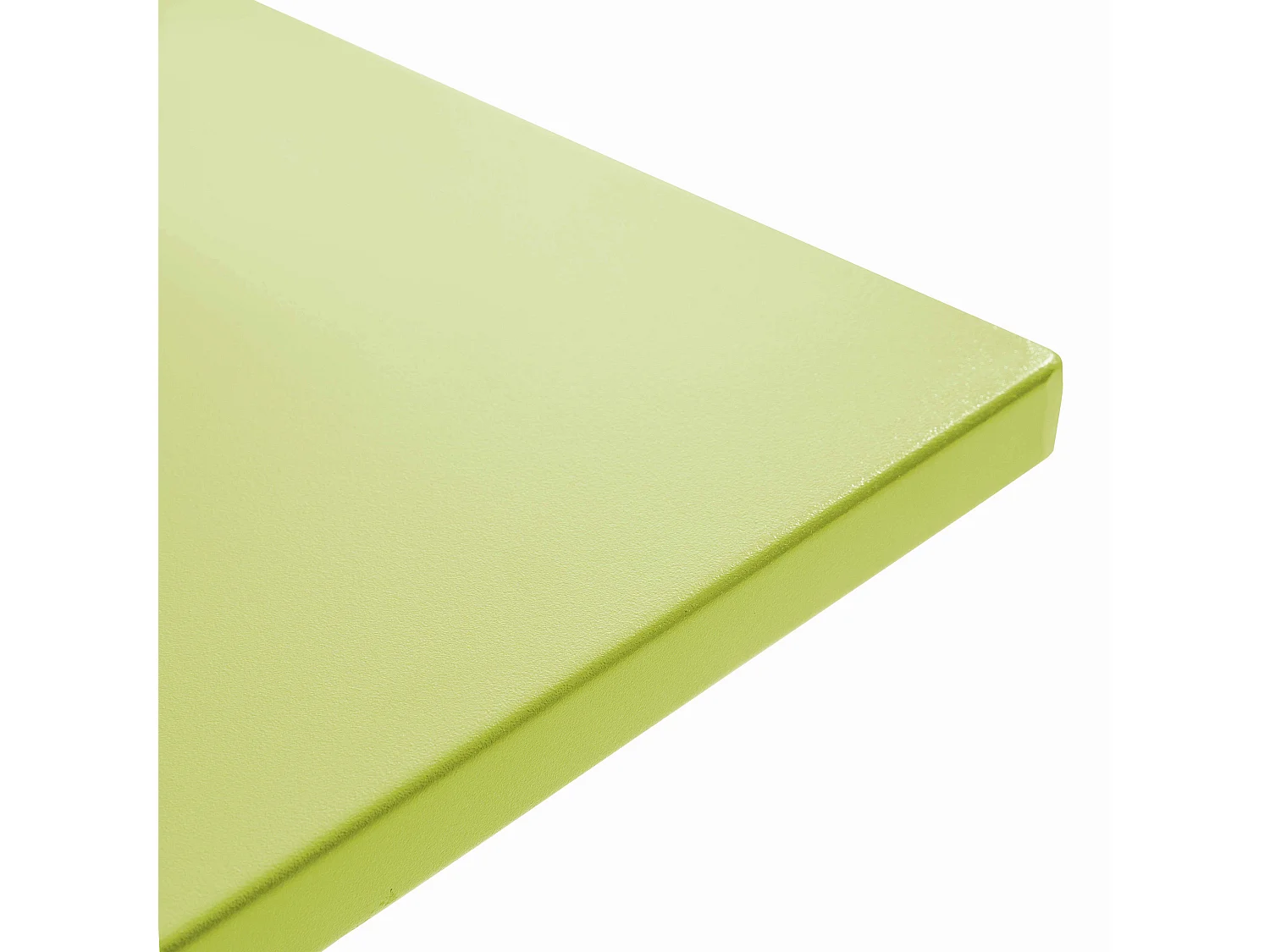 Table de jardin carrée bistro inclinable en acier vert - Palavas