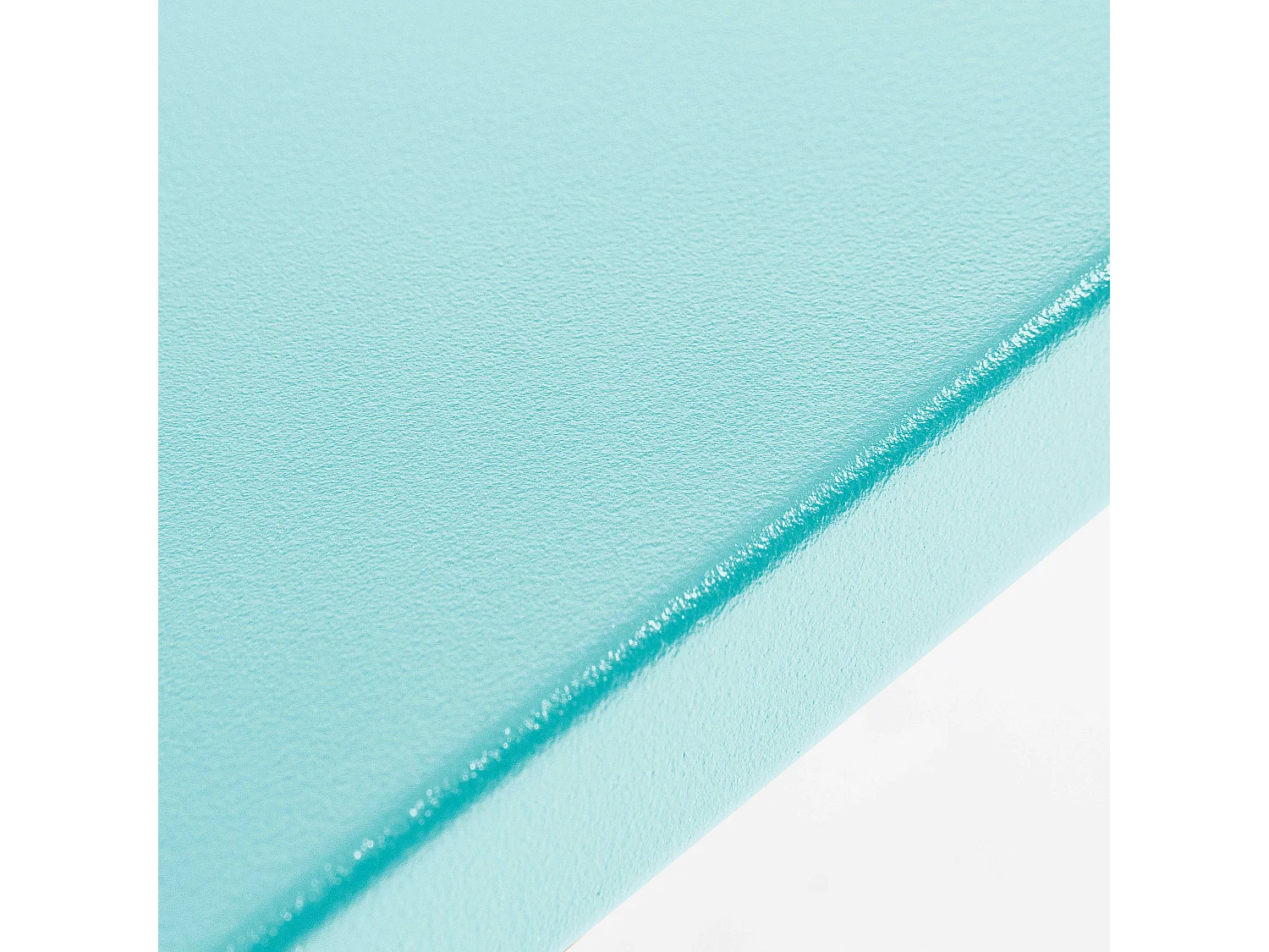 Tuintafel van staal 120 x 70 cm turquoise