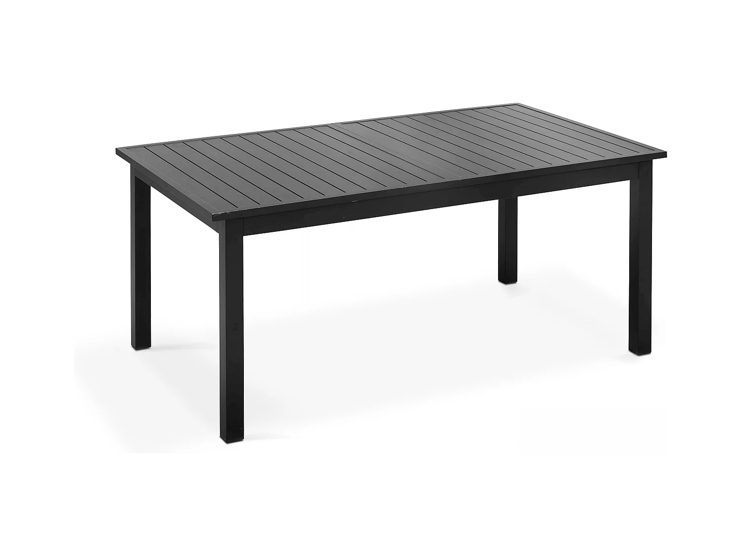 Uitbreidbare zwarte tuinset