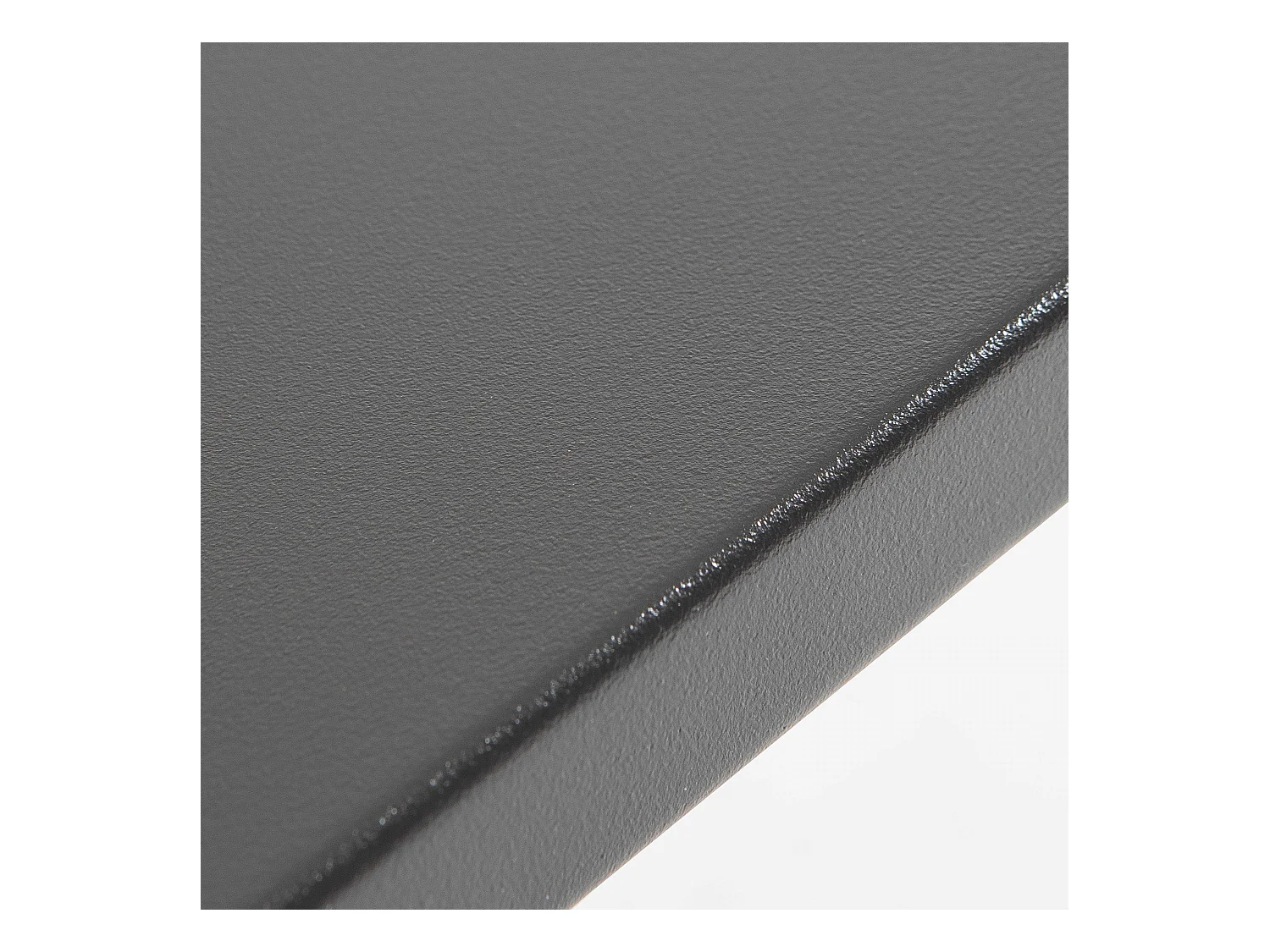 Table de jardin carrée en métal gris anthracite - Palavas