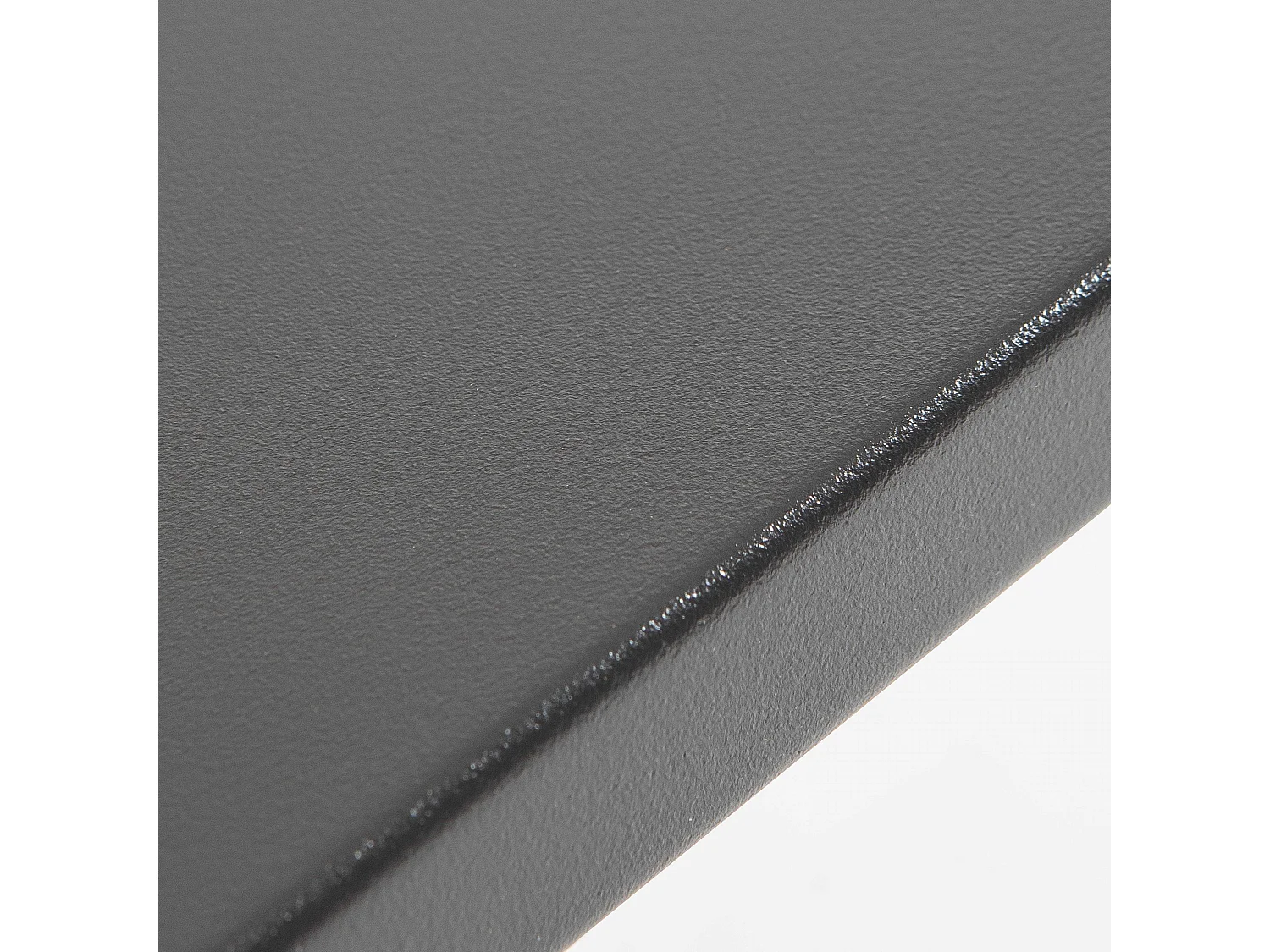 Table de jardin carrée en métal gris anthracite - Palavas