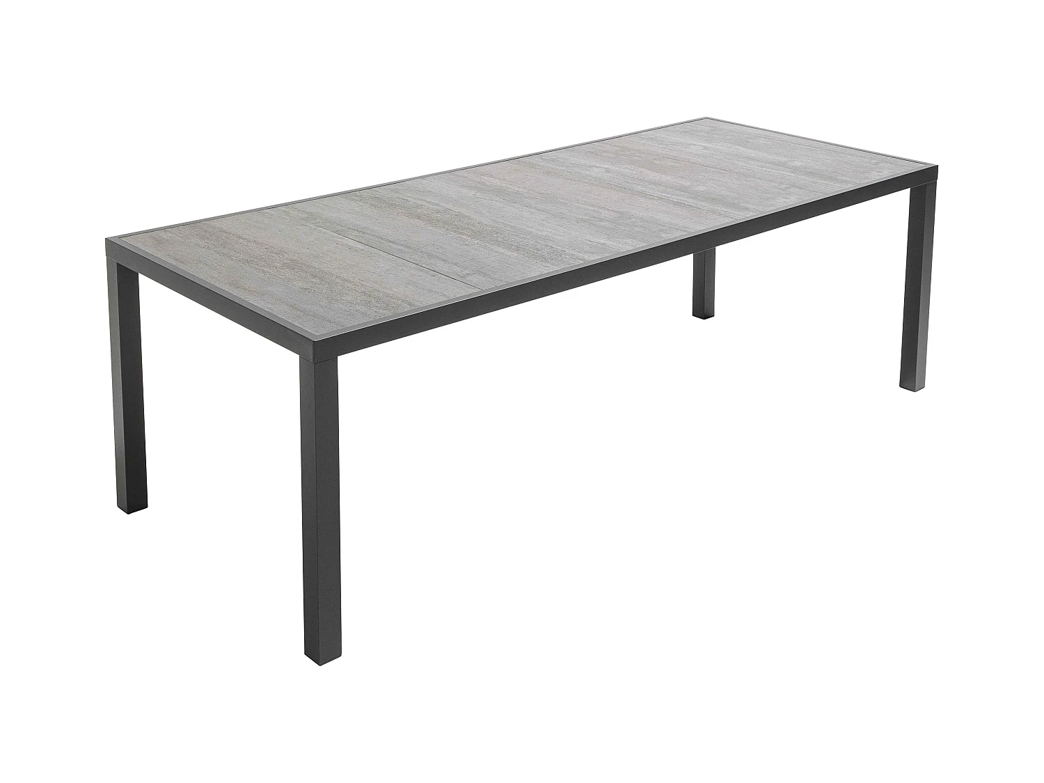 Tuintafel van en keramiek met 10 zitplaatsen in betoneffect