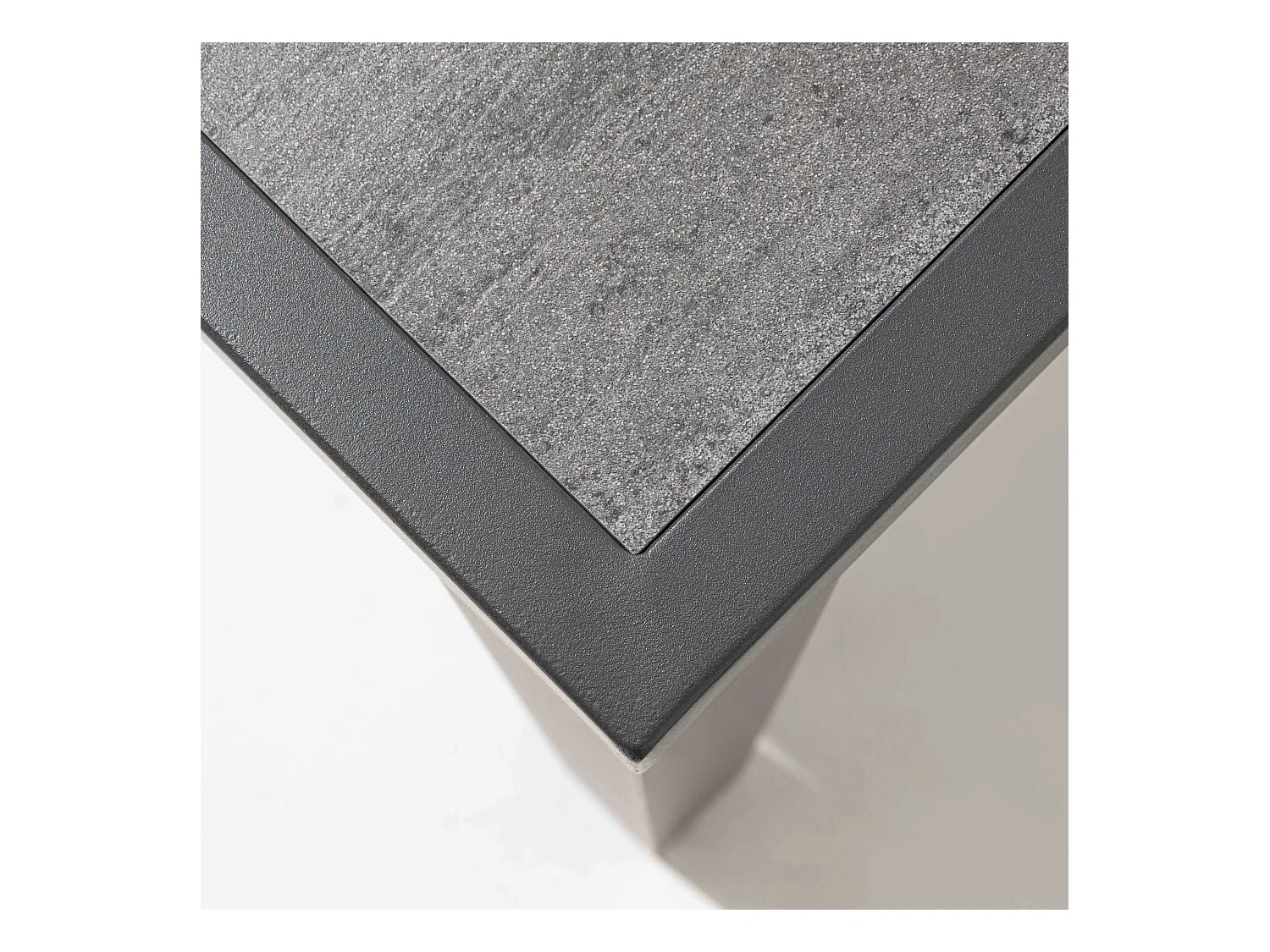 Tuintafel van en keramiek met 10 zitplaatsen in betoneffect