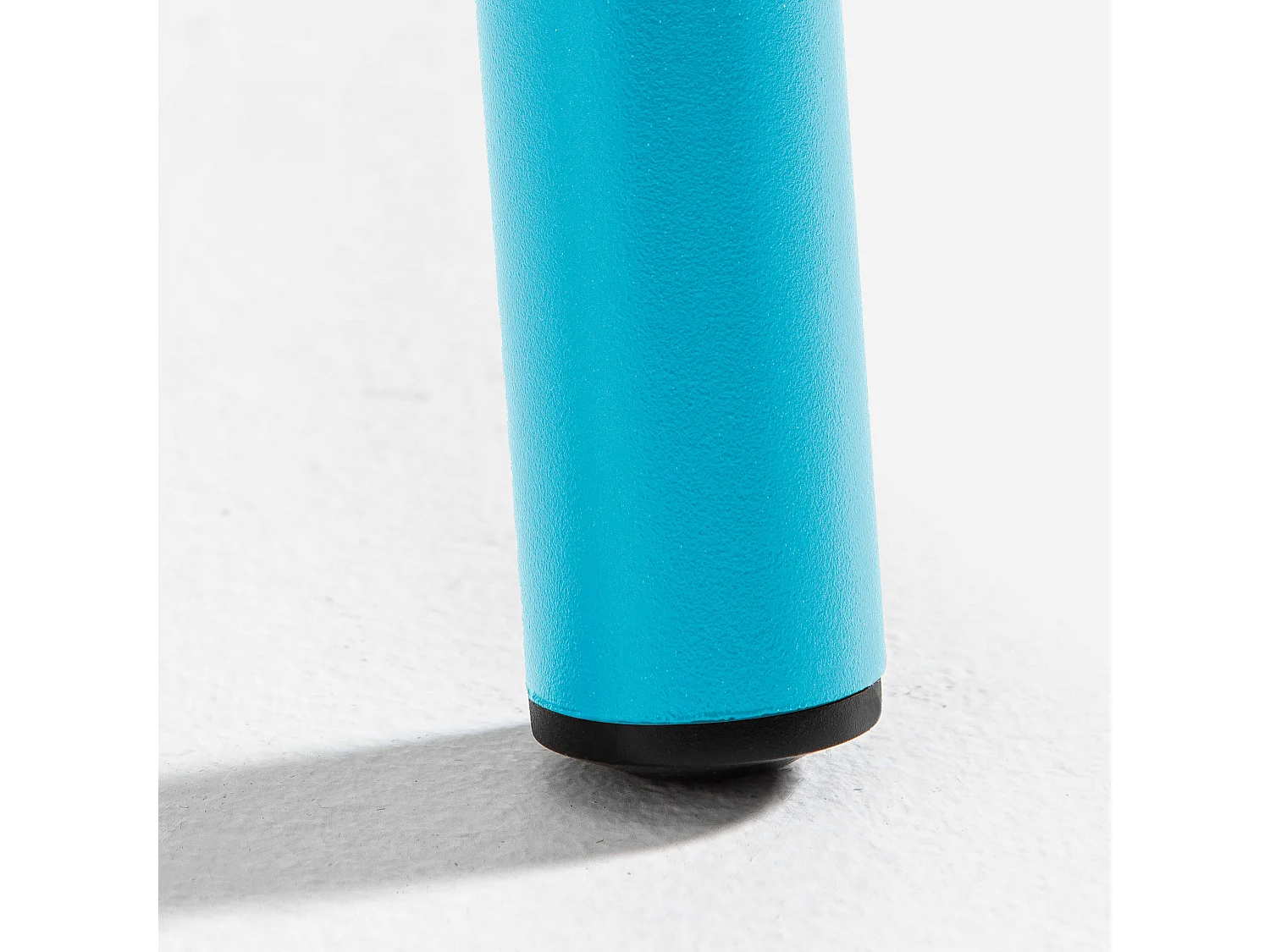 Table de jardin rectangulaire en métal bleu - Palavas