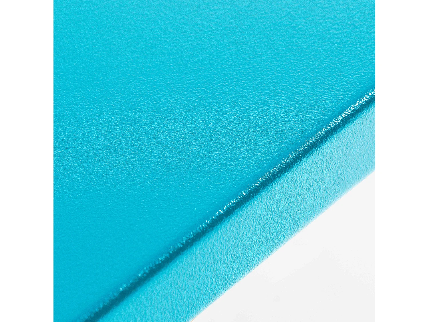 Table de jardin rectangulaire en métal bleu - Palavas