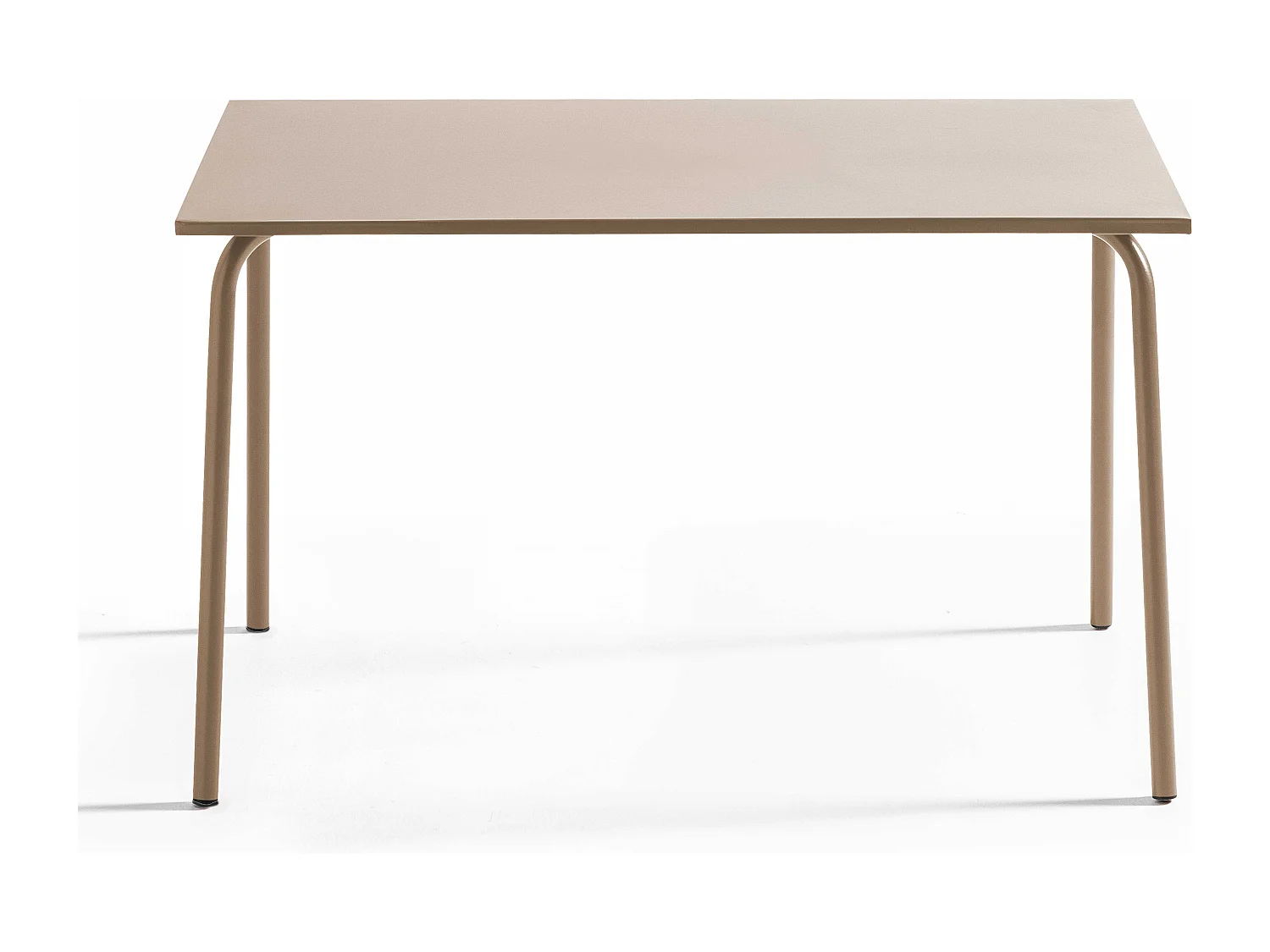 Table de jardin en acier taupe - Palavas
