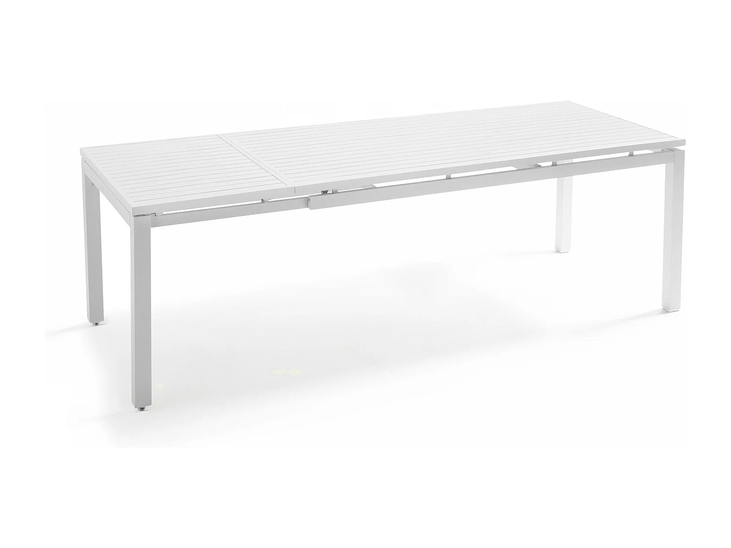 Uitbreidbare witte tuinset