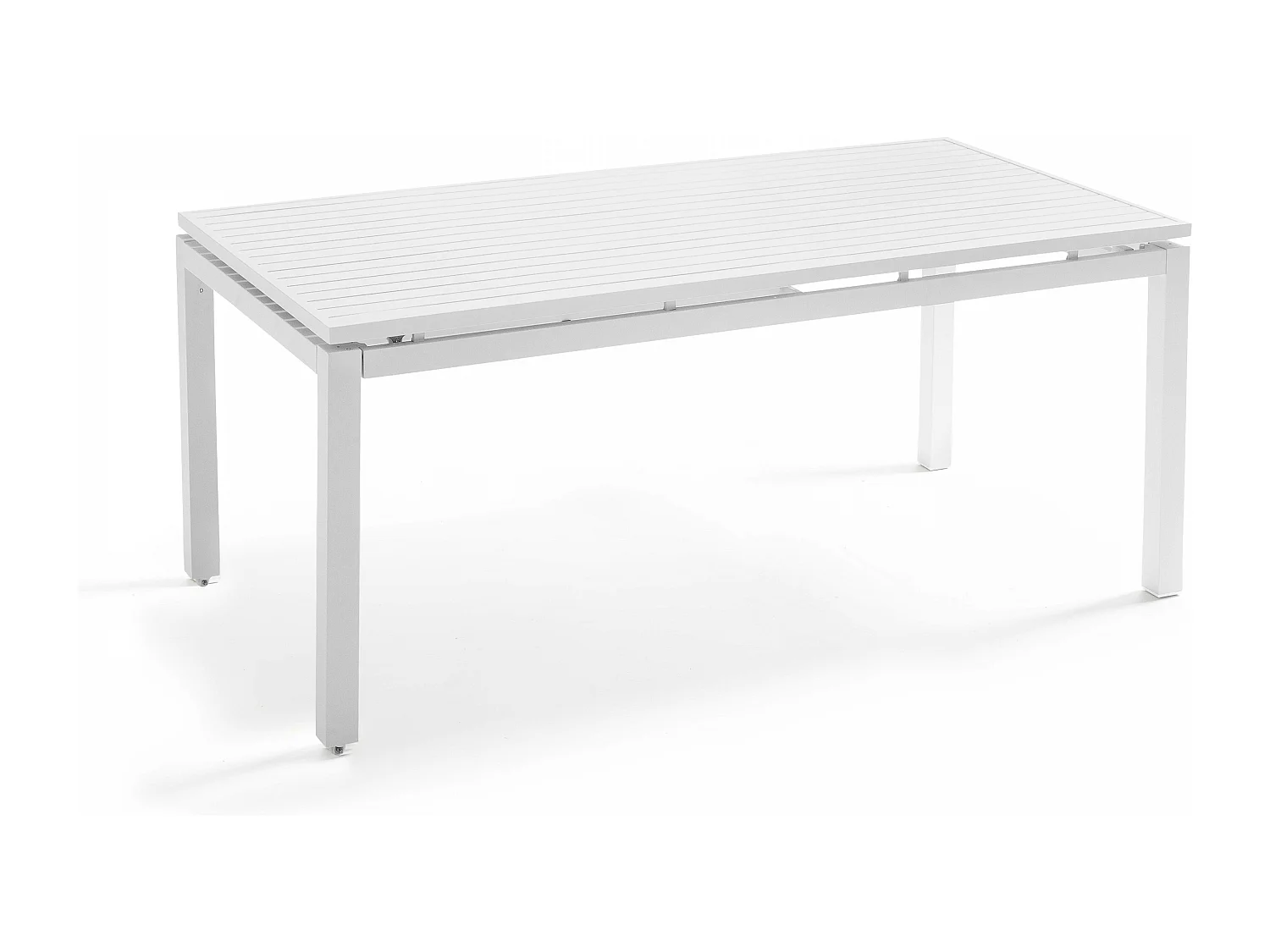 Uitbreidbare witte tuinset