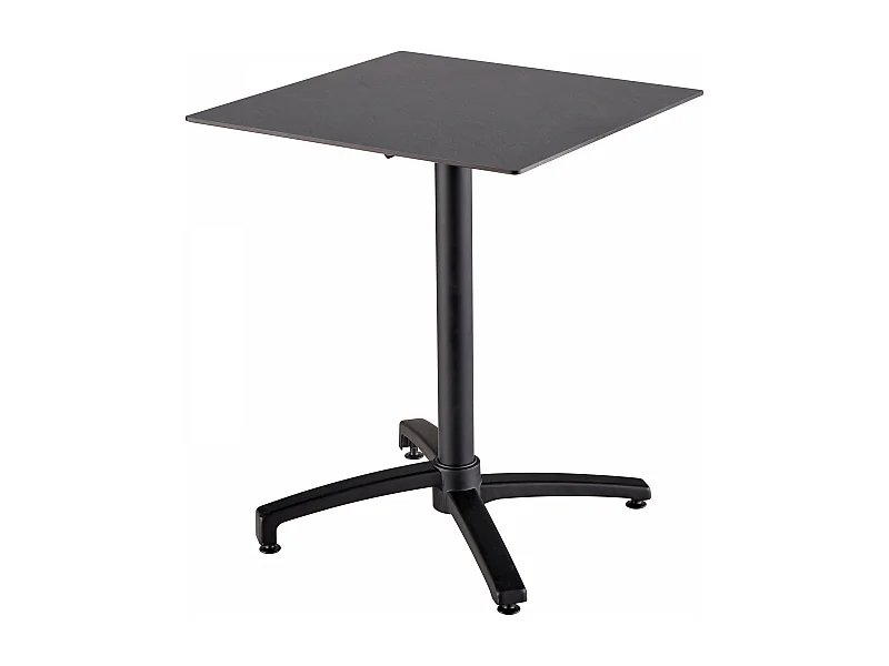 Table de jardin 60 cm inclinable ardoise gris foncé