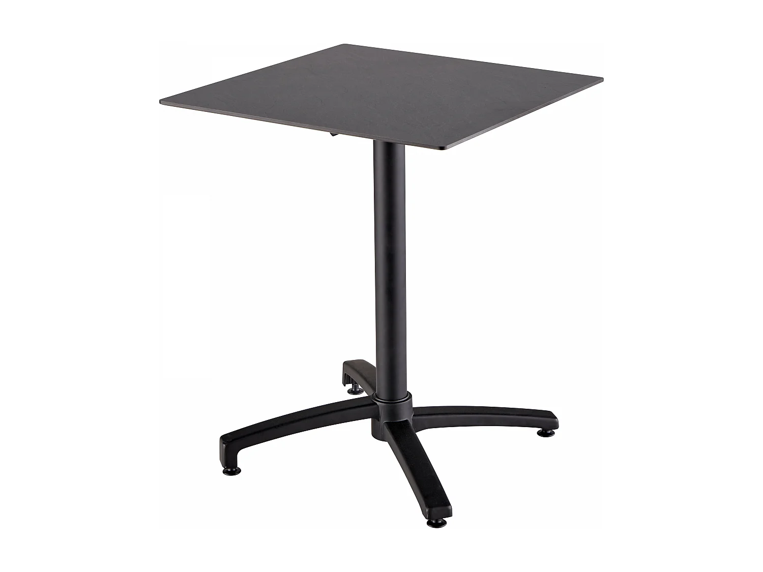 Table de jardin 60 cm inclinable ardoise gris foncé