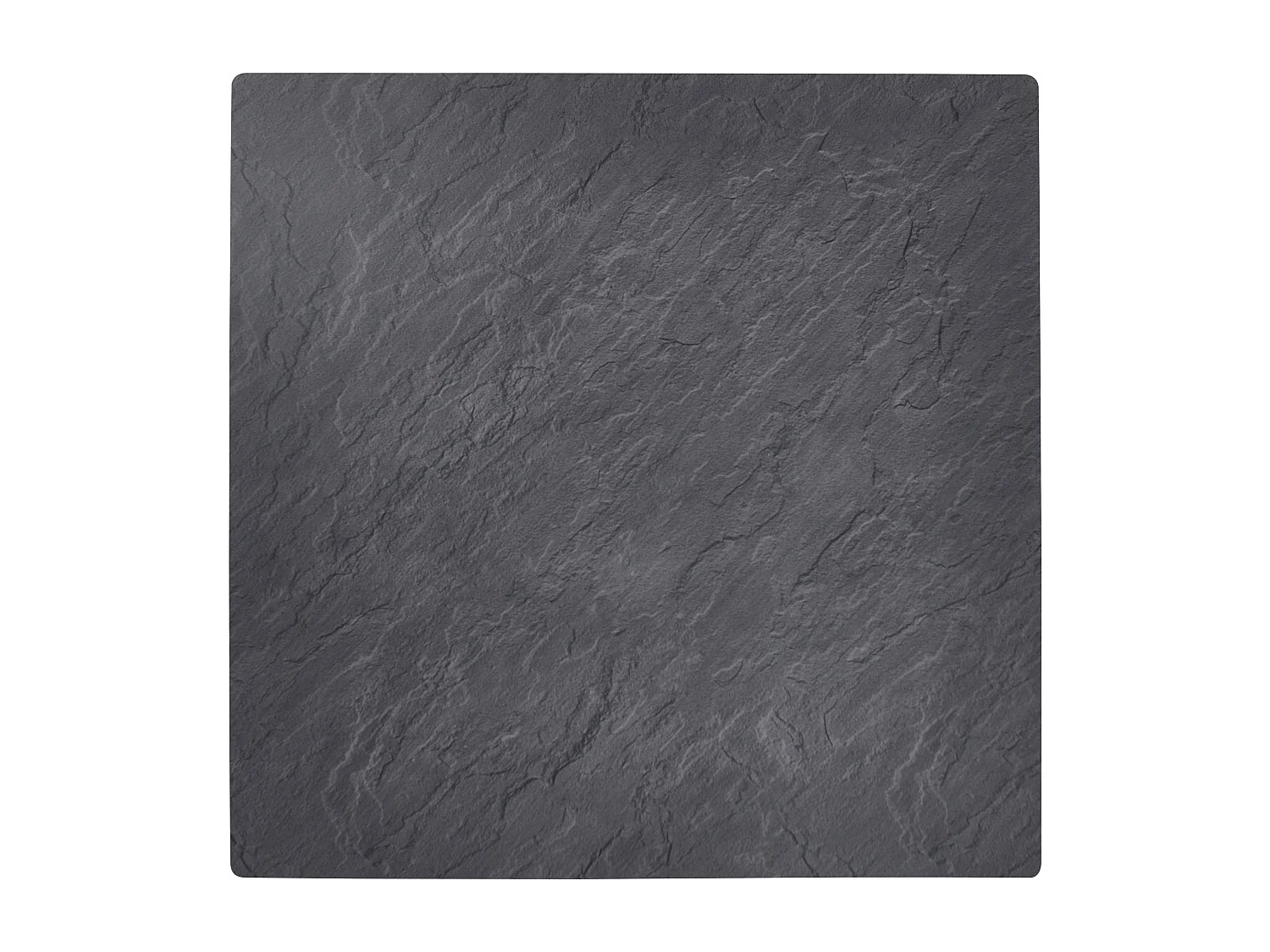 Table de jardin 60 cm inclinable ardoise gris foncé