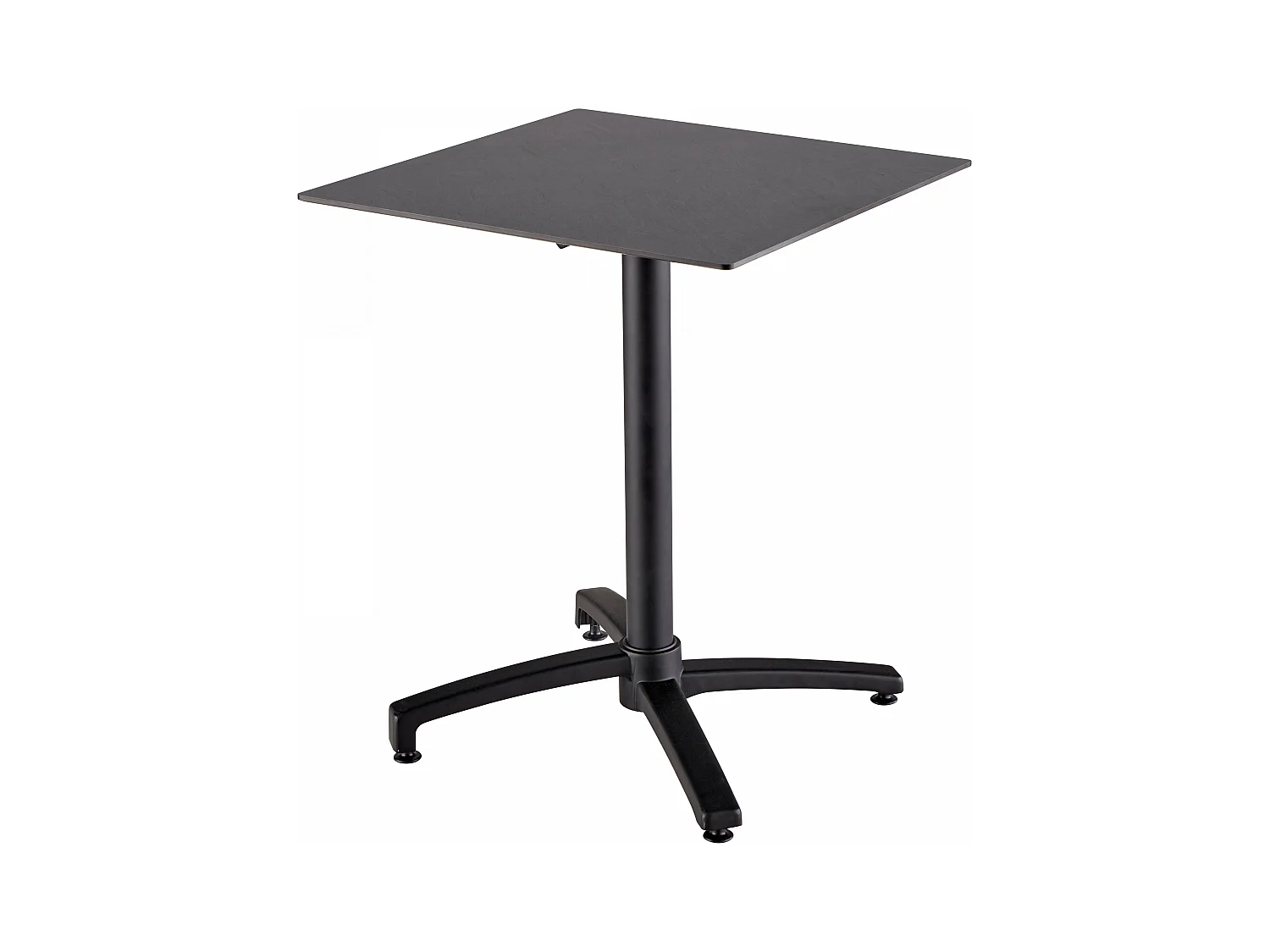 Table de jardin 60 cm inclinable ardoise gris foncé