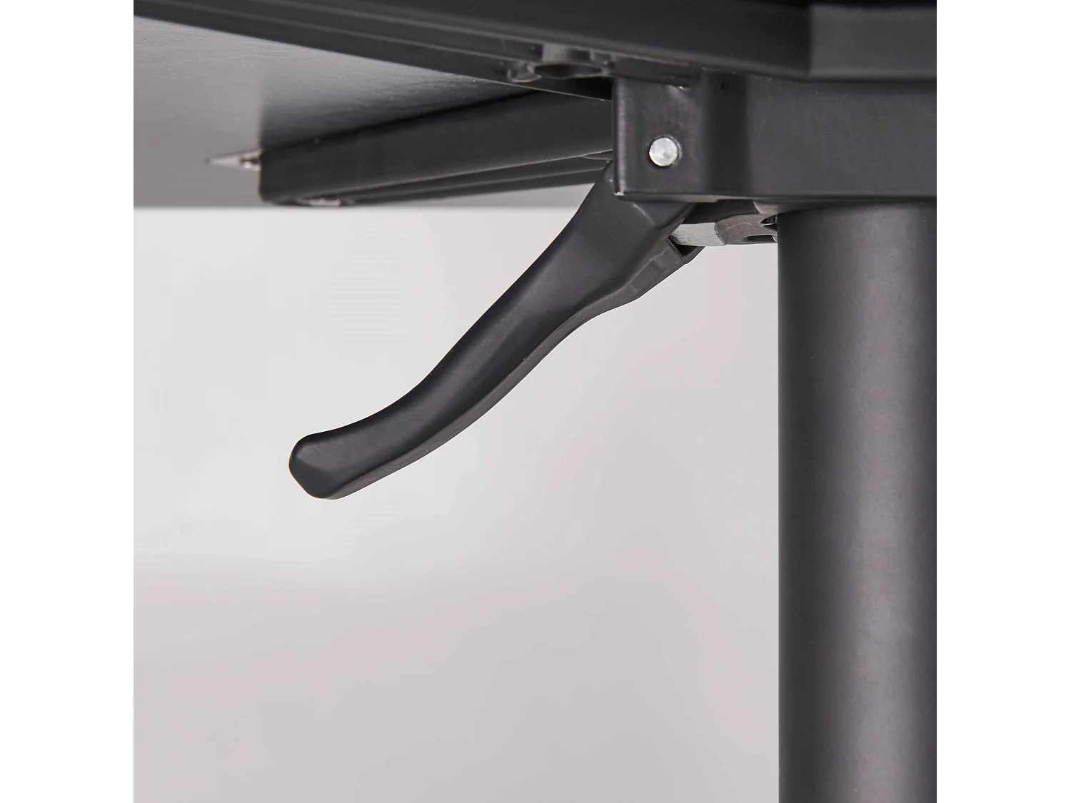 Table de terrasse 60 cm inclinable ardoise gris foncé