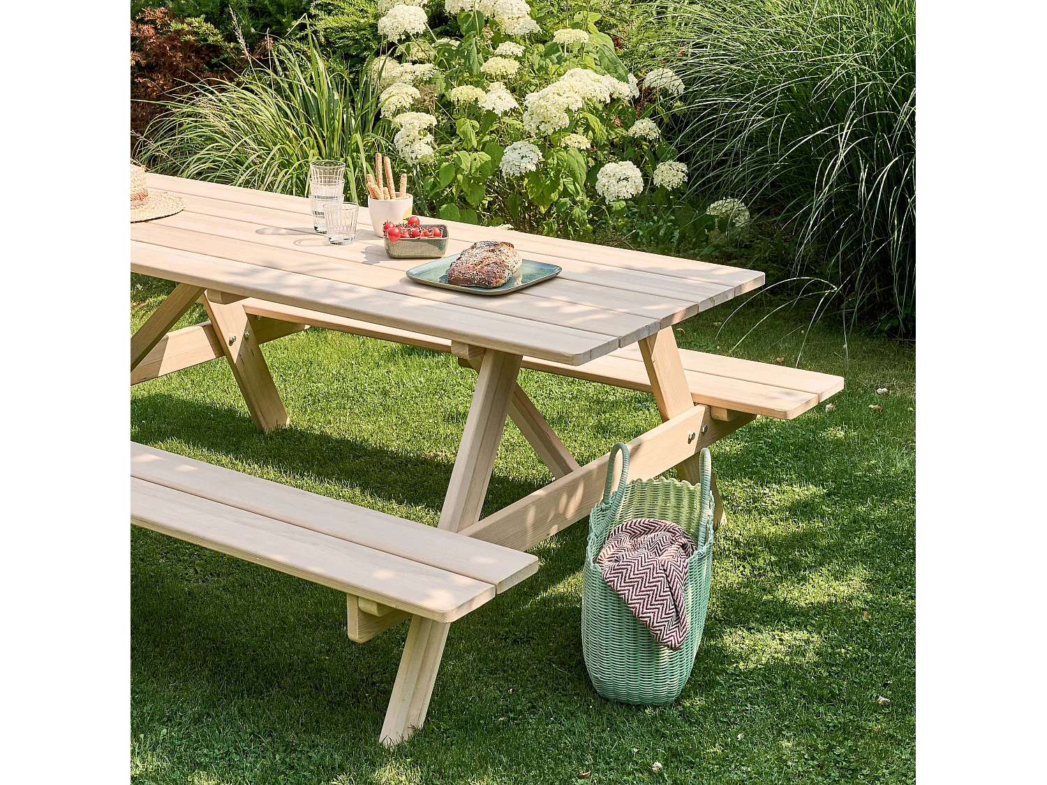 Table de pique nique en bois FSC