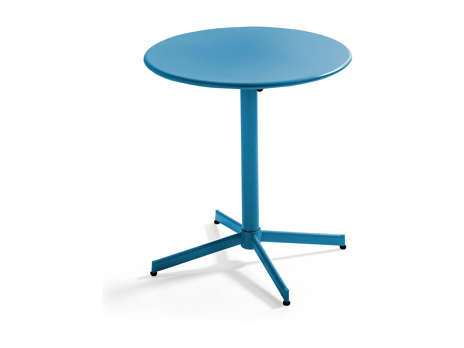 Tuinset met tafel en 2 blauwe Pacific fauteuils