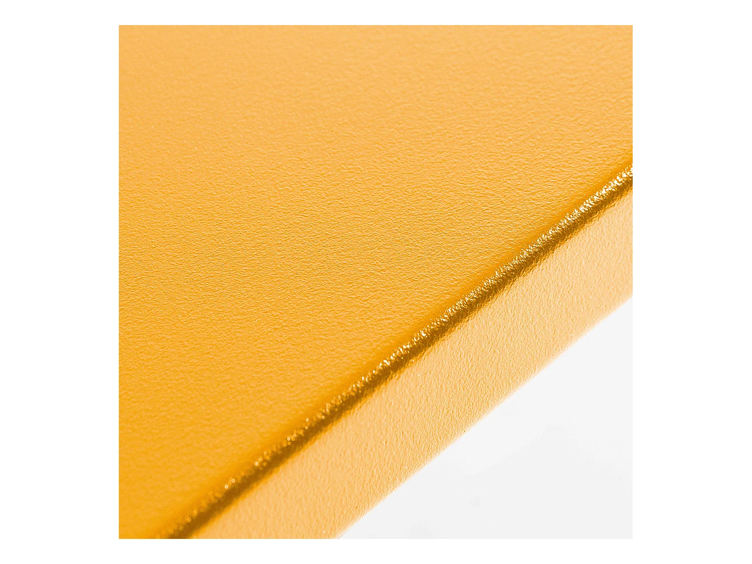 Ensemble table de jardin et 6 fauteuils en métal jaune - Palavas