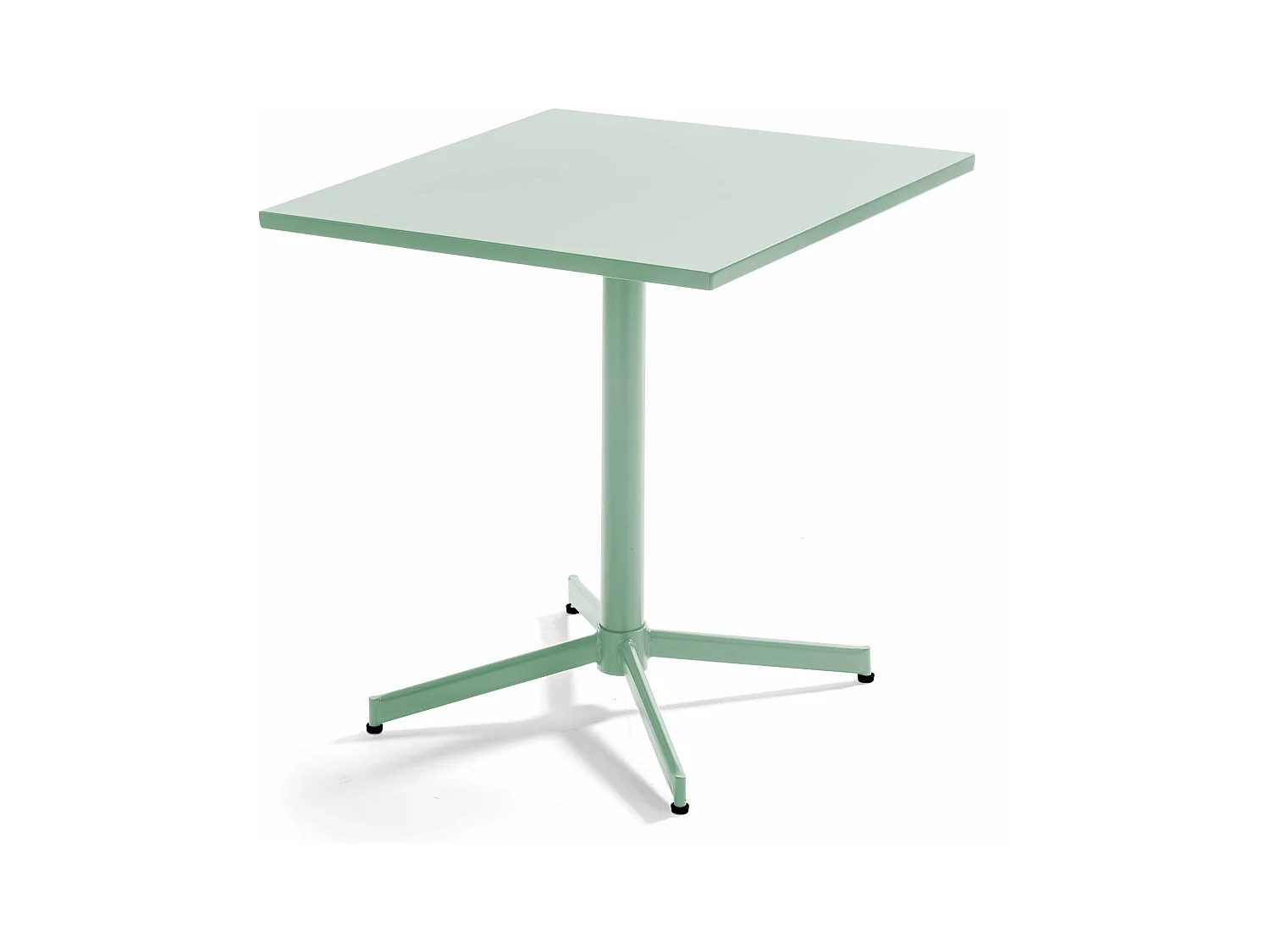 Ensemble table de jardin inclinable et 2 chaises bistrot vert sauge - Palavas