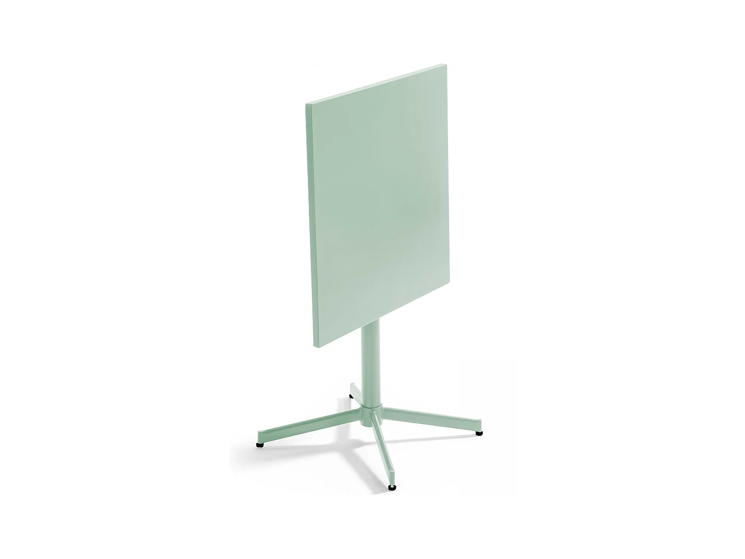 Ensemble table de jardin inclinable et 2 chaises bistrot vert sauge - Palavas