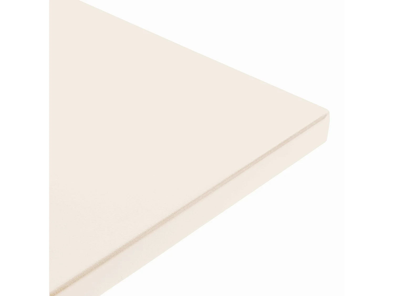 Ensemble table de jardin carrée et 2 chaises métal ivoire - Palavas